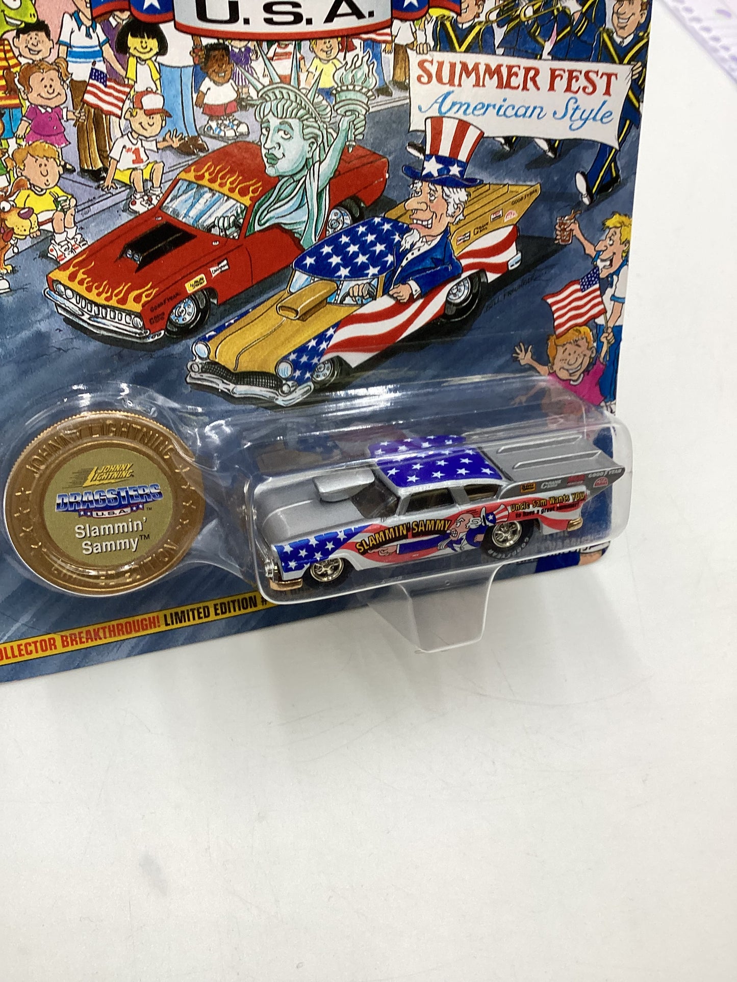 Johnny Lightning Dragsters U.S.A #9218/15000 Slammin Sammy Silver 186C