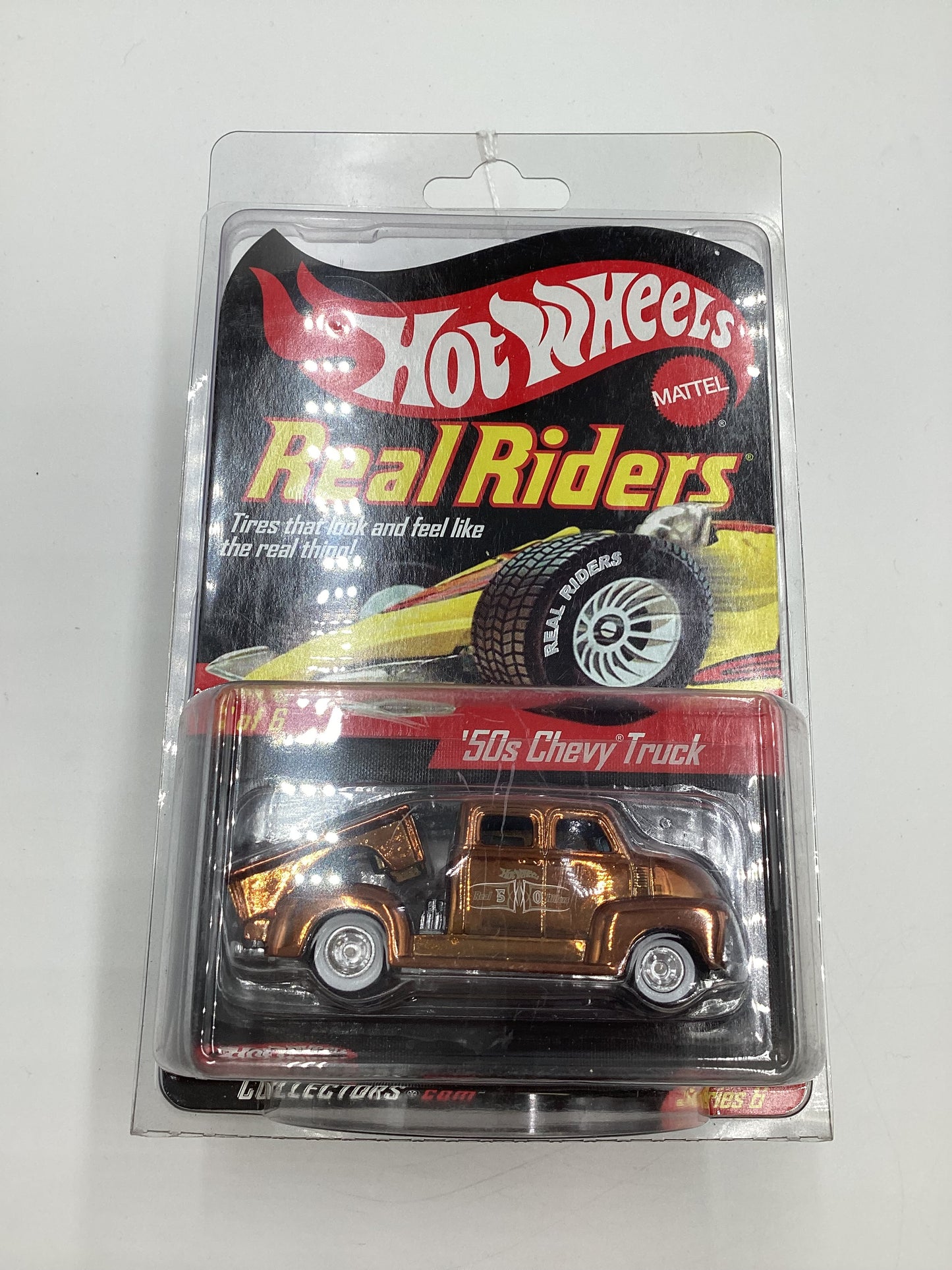 2007 Hot Wheels Real Riders RLC #8528/11000 Series 6 2/6 ‘50s Chevy Truck Copper W/Protector