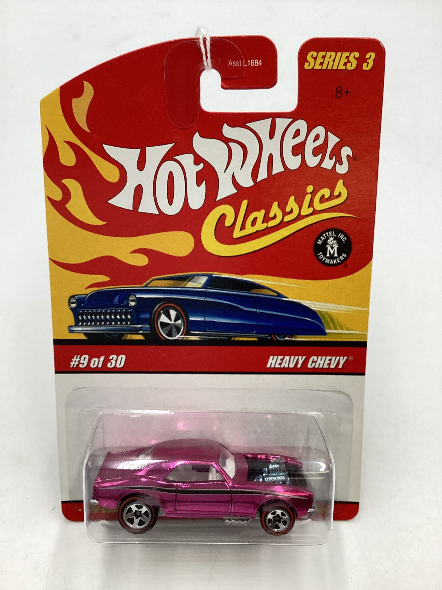 2007 Hot Wheels Classics Series 3 #9 Heavy Chevy Pink SR