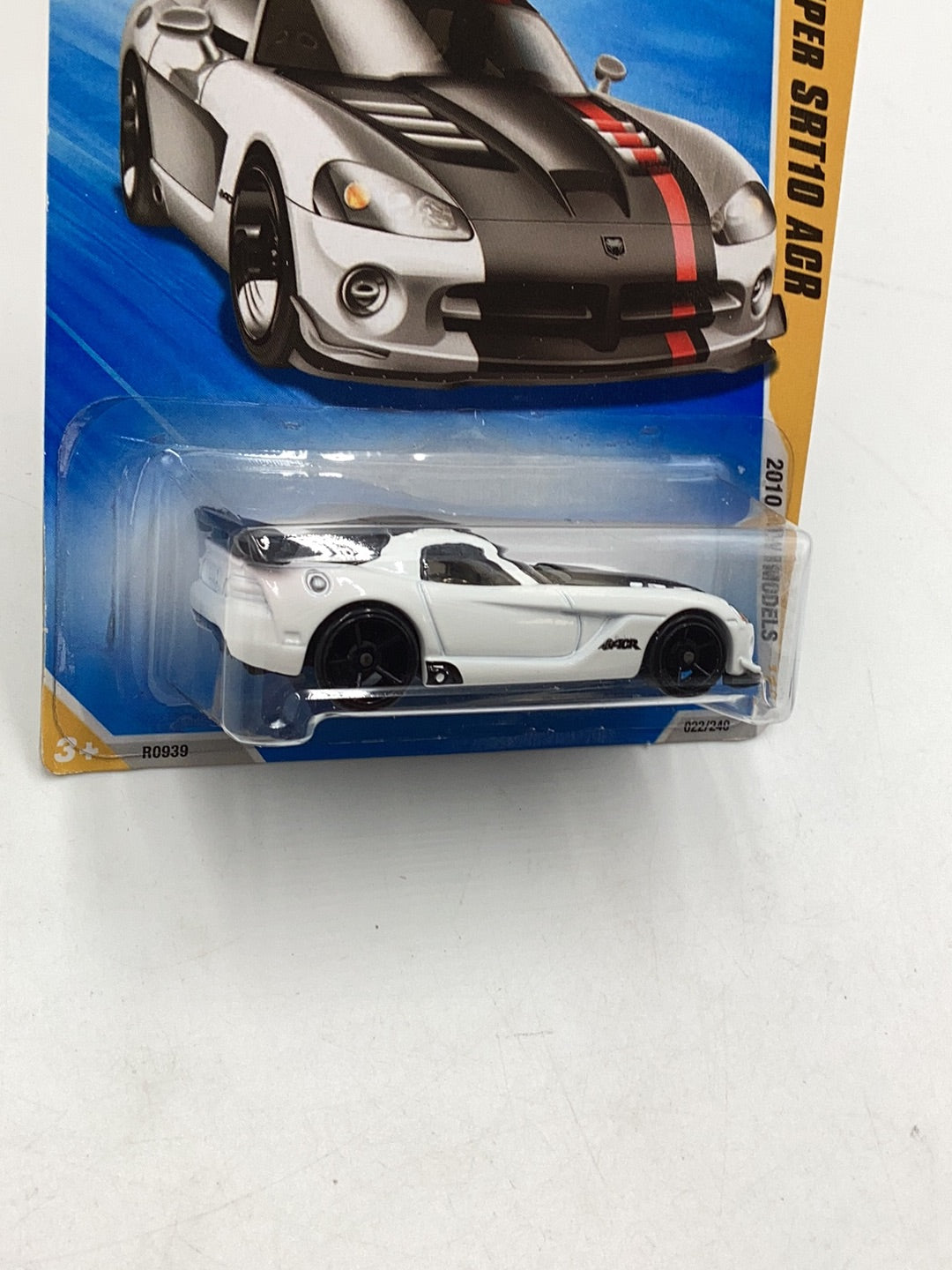 2010 Hot wheels #22 08 Viper Str10 ACR white 59D