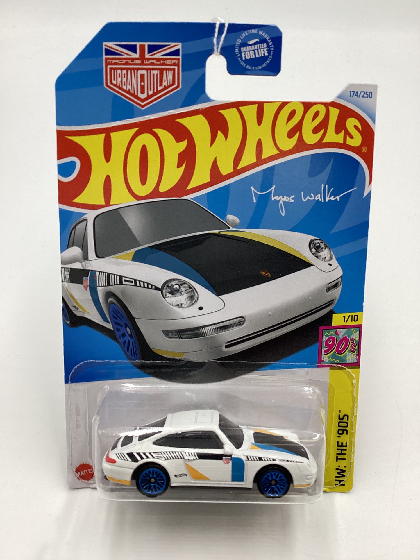 2024 Hot Wheels Q Case #174 96 Porsche Carrera White Magnus Walker 100F