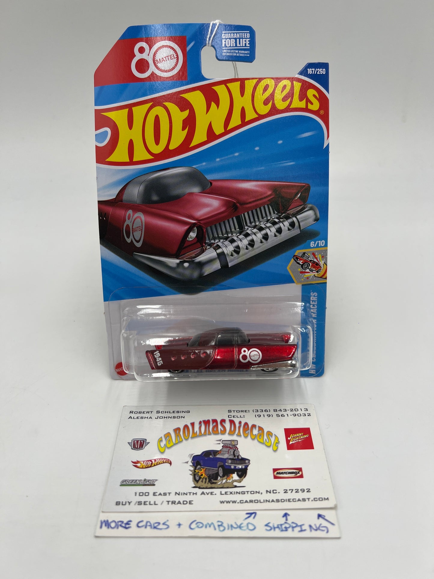2025 Hot Wheels H Case Celebration Racers #167 Mattel Dream Mobile Spectraflame Red 121B