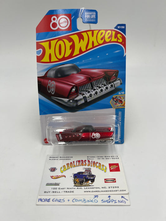 2025 Hot Wheels H Case Celebration Racers #167 Mattel Dream Mobile Spectraflame Red 121B