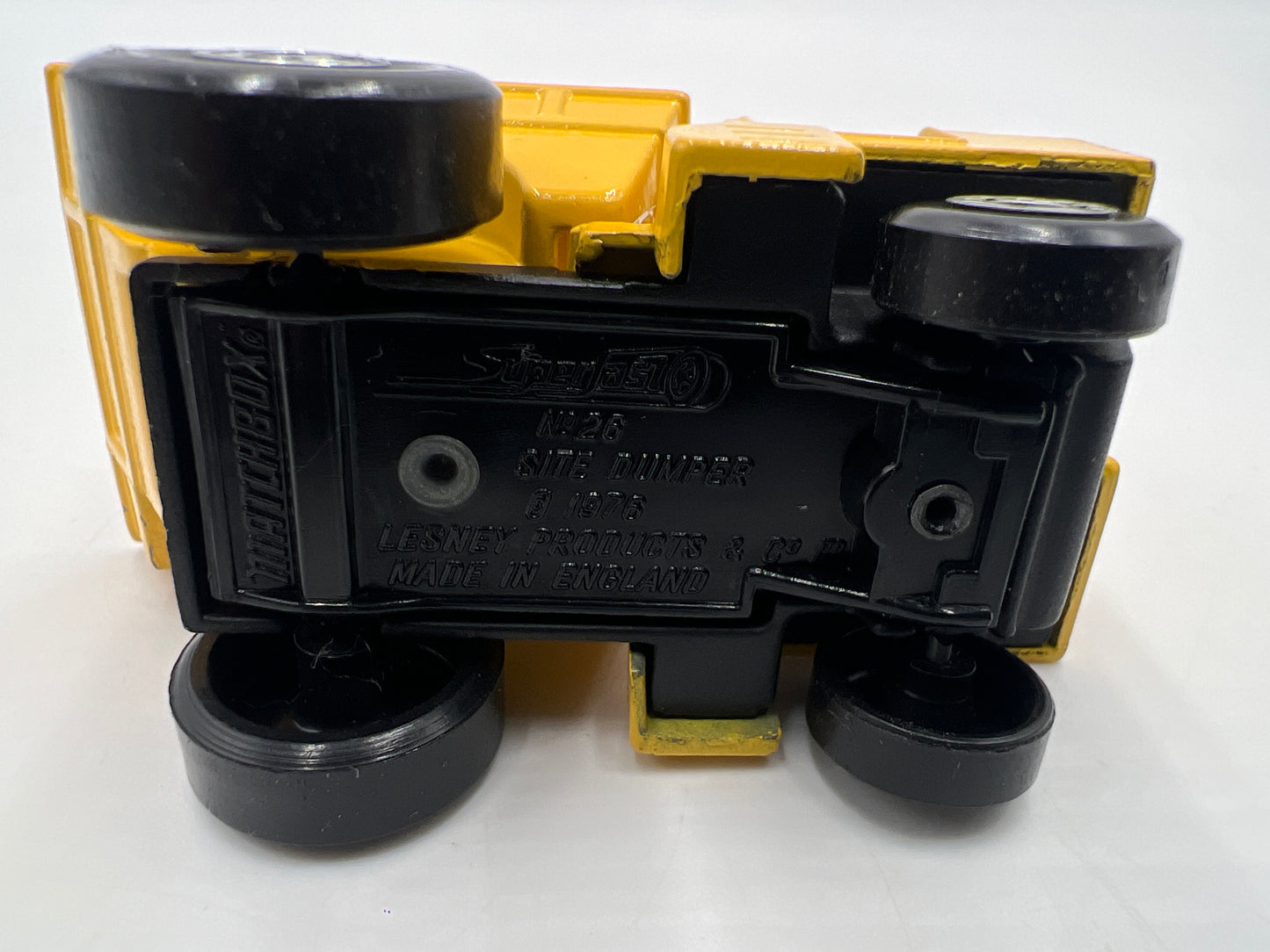 Matchbox No. 26 Site Dumper Yellow Loose