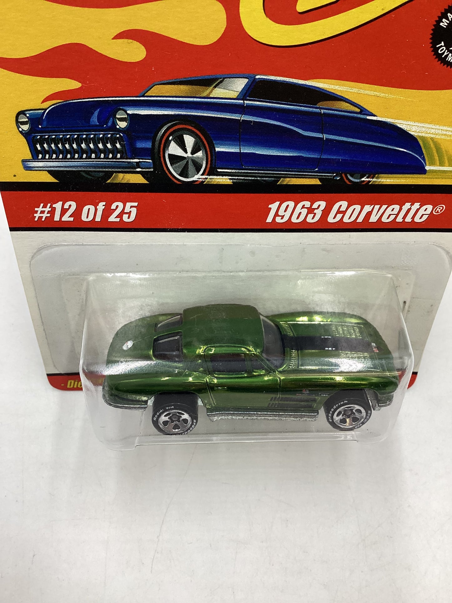 Hot wheels Classics series 1 12/25 Green 1963 Corvette (SR)