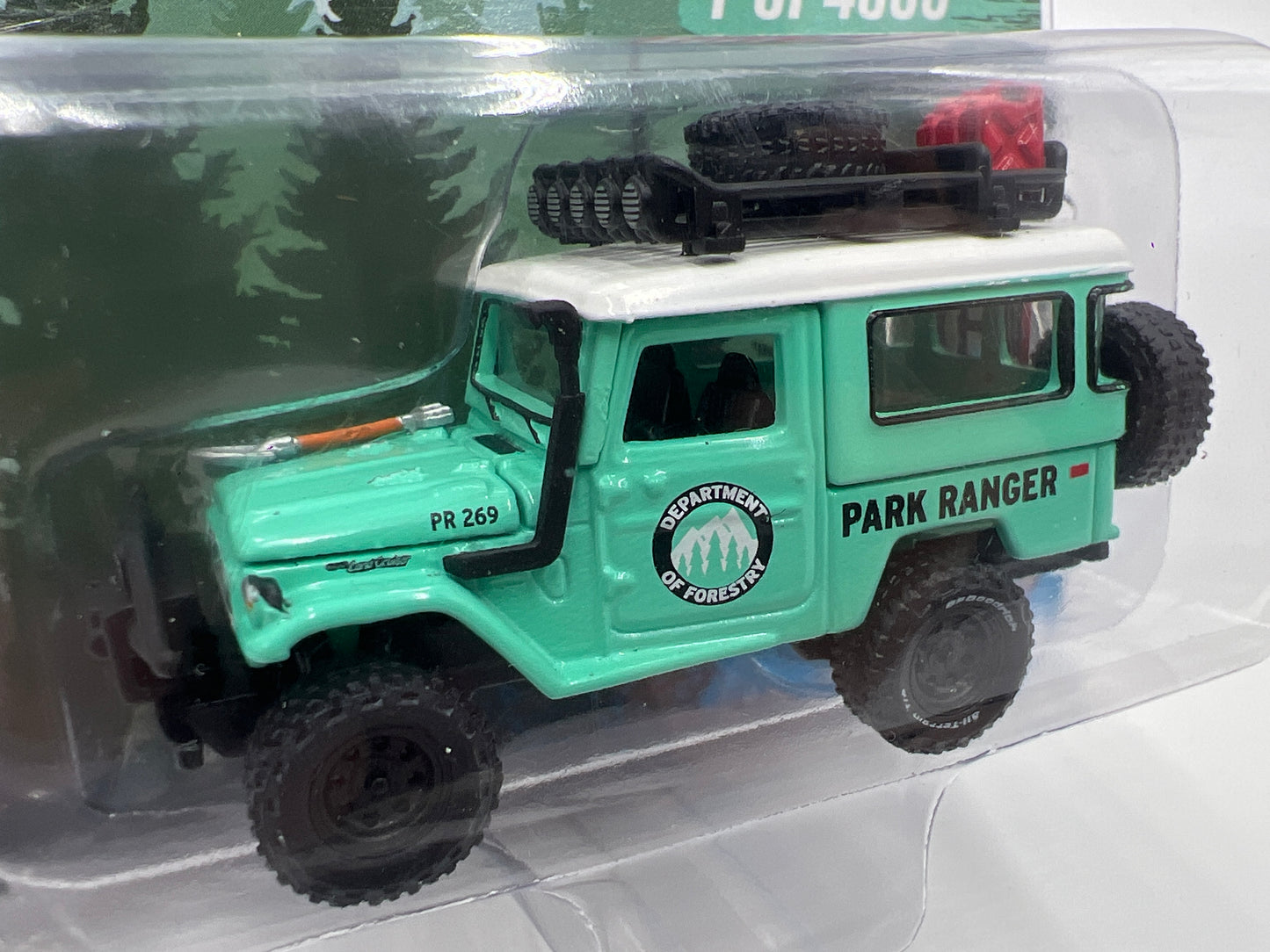 Johnny Lightning MiJo Exclusives 1/4800 Off Road Department of Forestry 1980 Toyota Land Cruiser Park Ranger