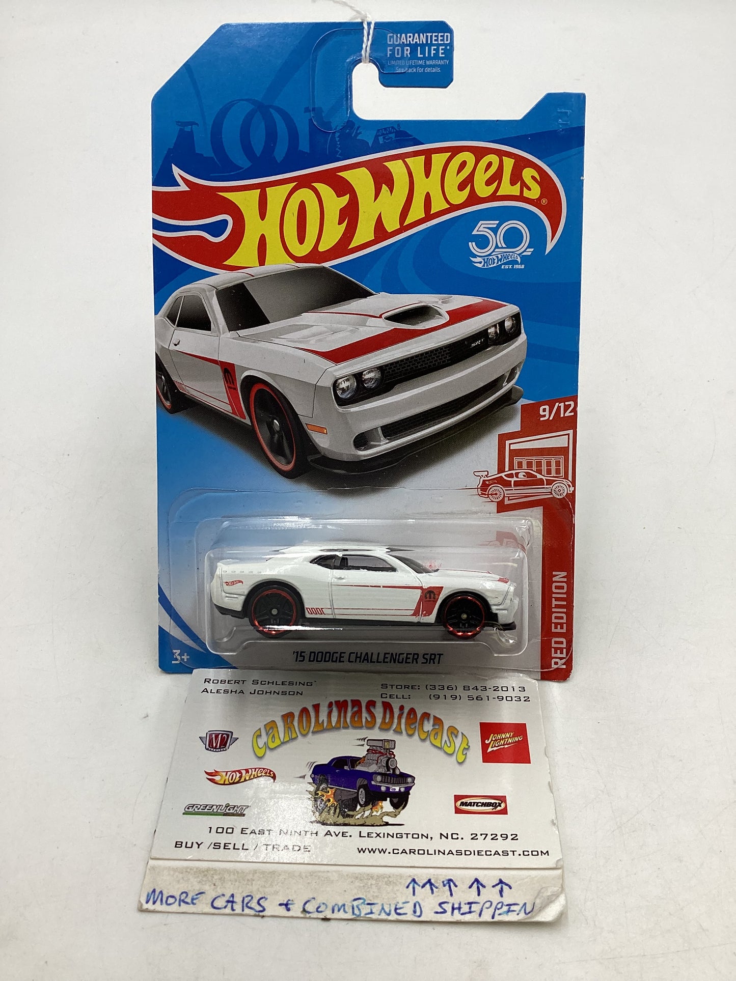 2018 Hot Wheels Target Exclusive 15 Dodge Challenger SRT 144G