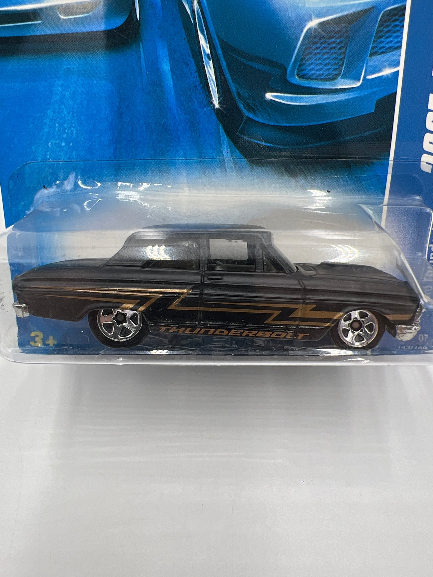 2007 Hot Wheels All Stars #143 Ford Thunderbolt Black 5SP Wheels 27B