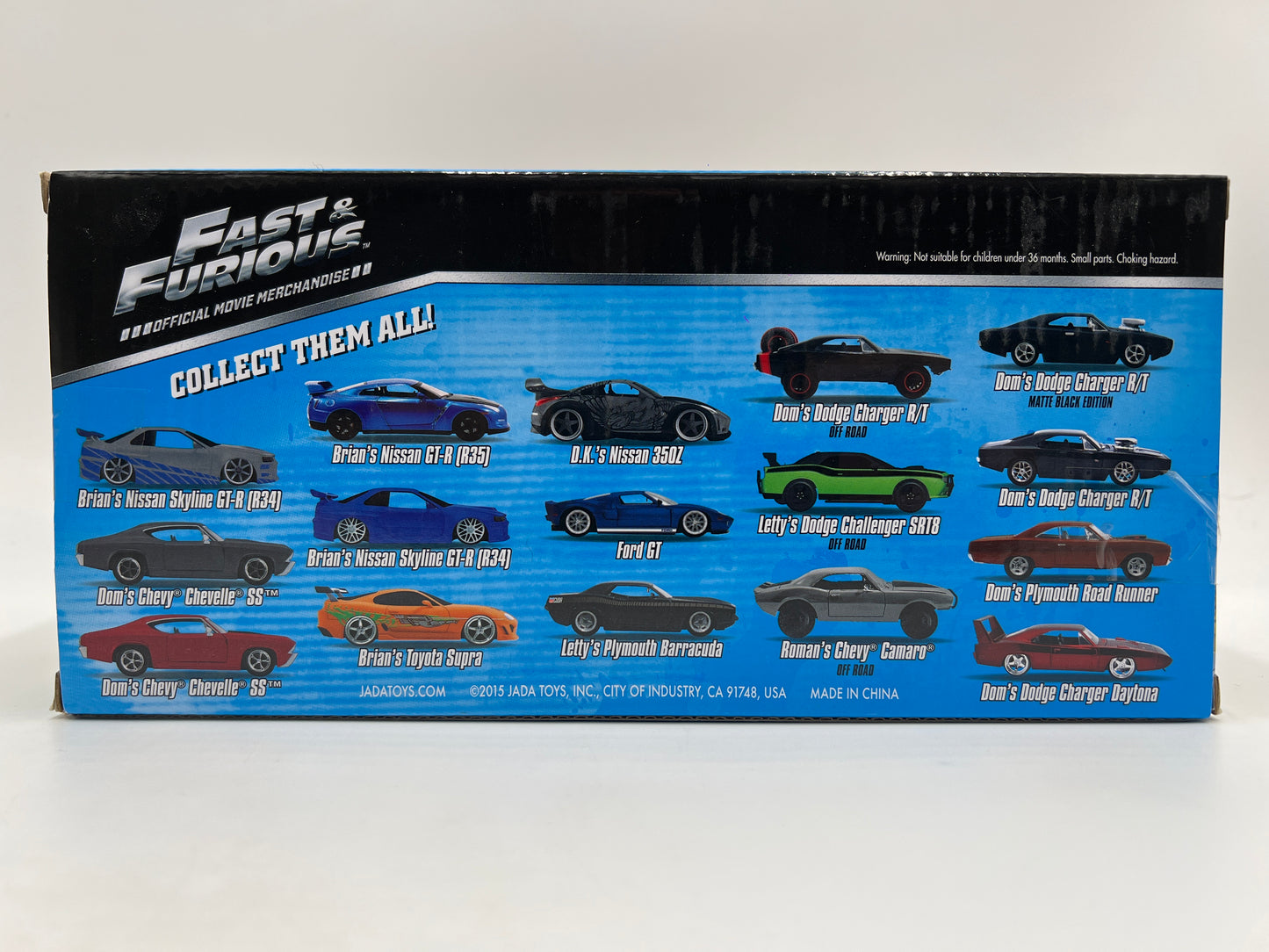 Jada 1/24 Scale Fast & Furious Brians Nissan Skyline GT-R R34