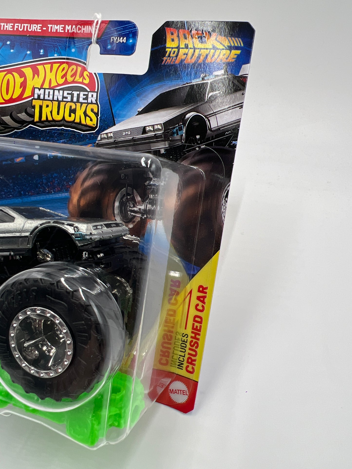 2025 Hot Wheels Monster Trucks BTTF Back To The Future Time Machine 133E