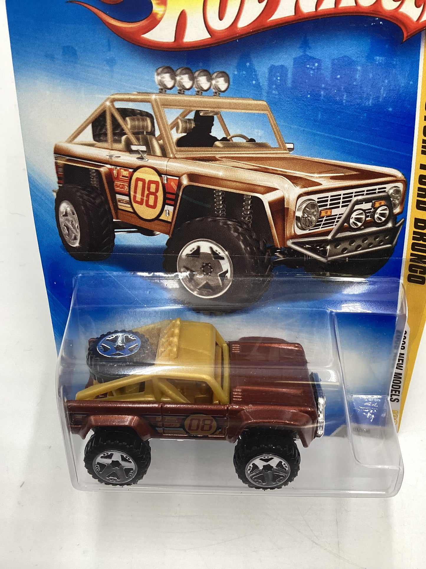 2008 Hot Wheels New Models #21 Custom Ford Bronco Brown 28C