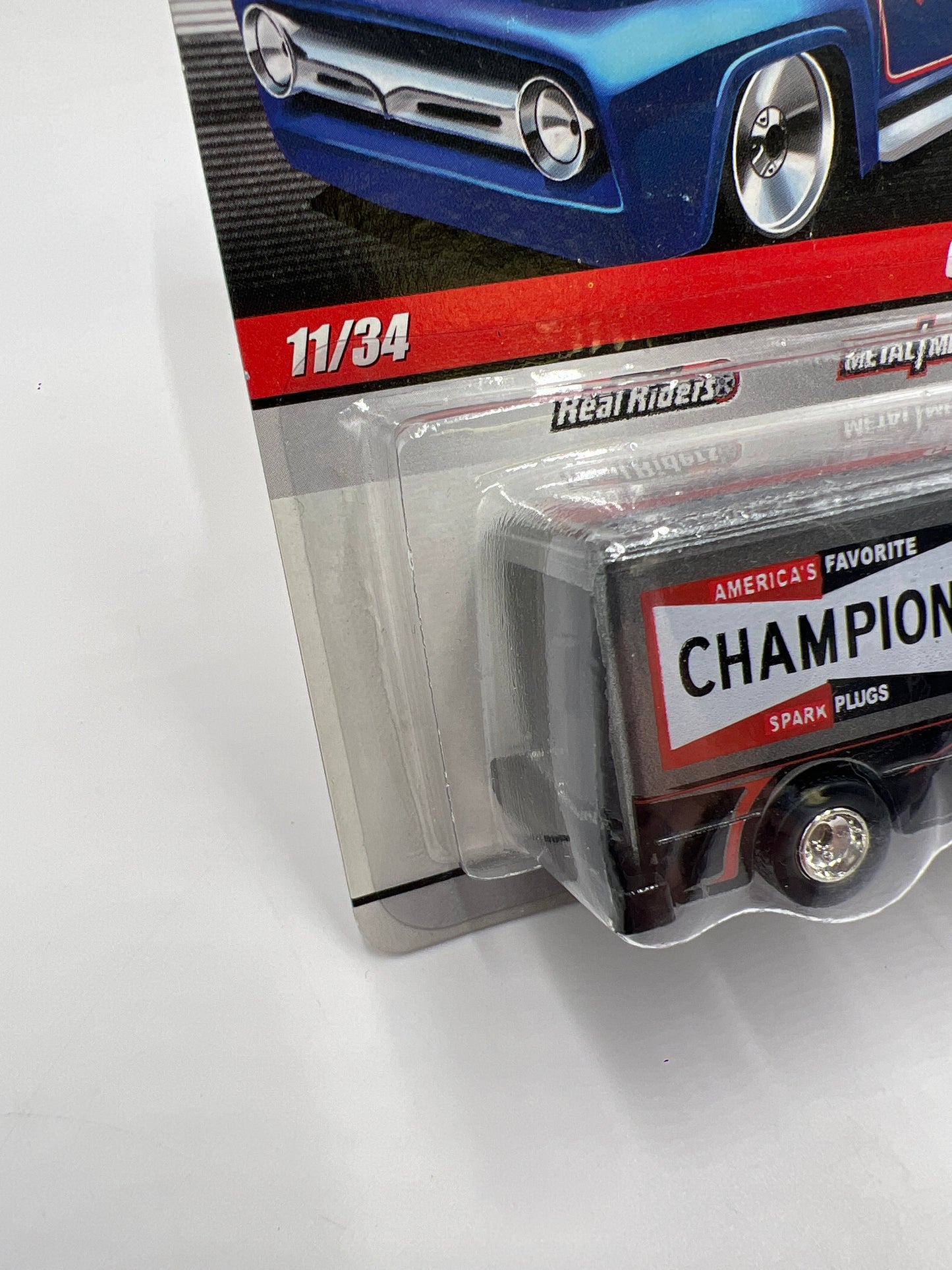 Hot Wheels Premium Delivery Series #11 Combat Medic Champion Spark Plugs Silver