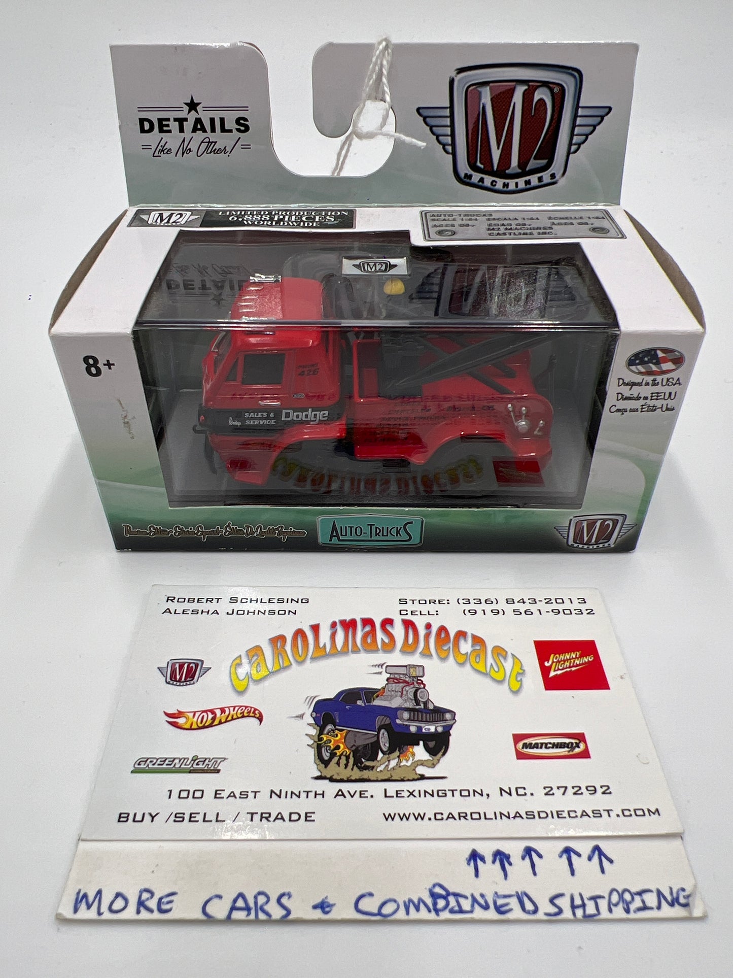 M2 Machines Auto-Trucks 1966 Dodge L600 Tow Truck Red R52