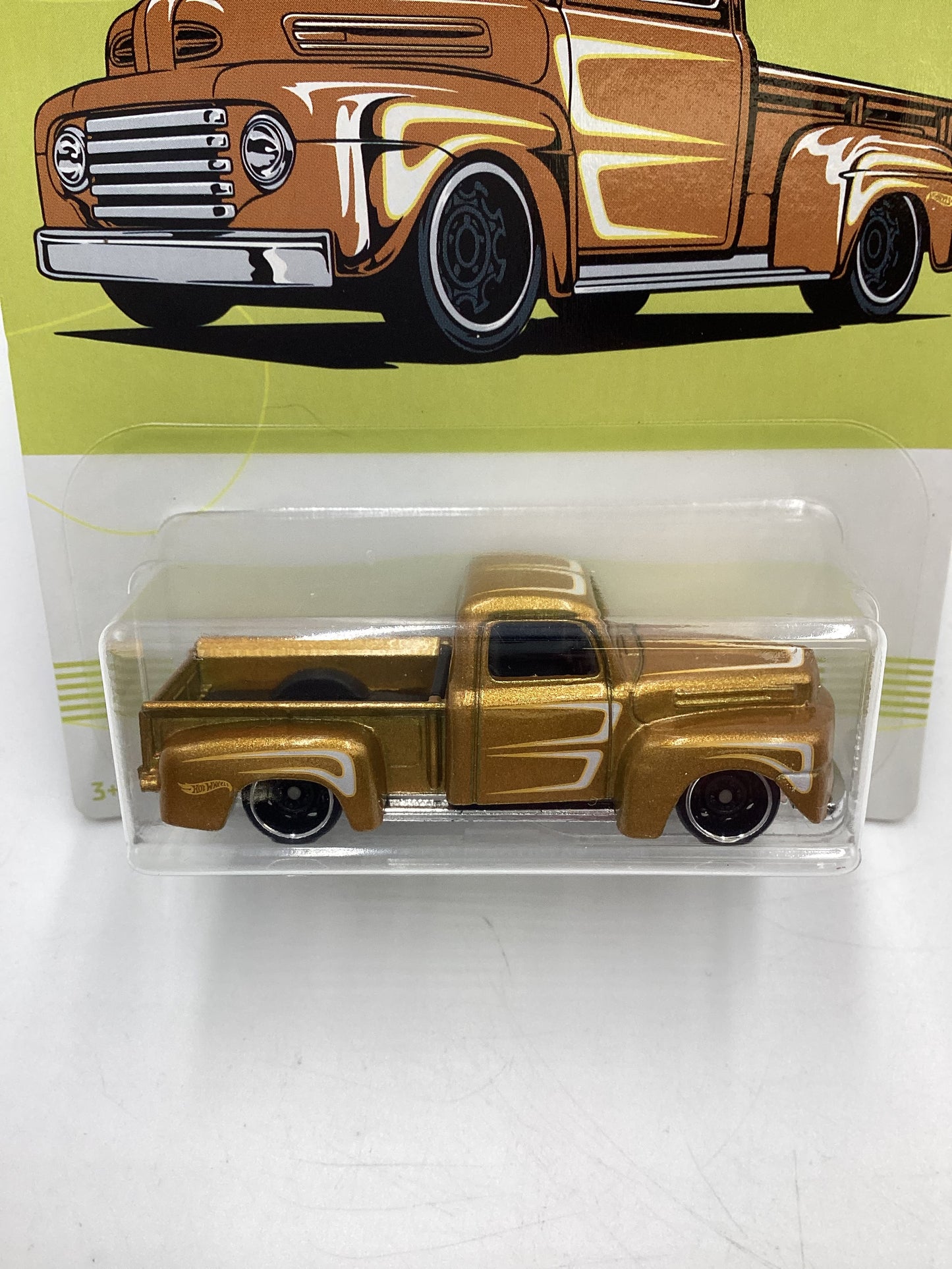 Hot Wheels Walmart Exclusive American Truck Series #2 49 Ford F1 Gold