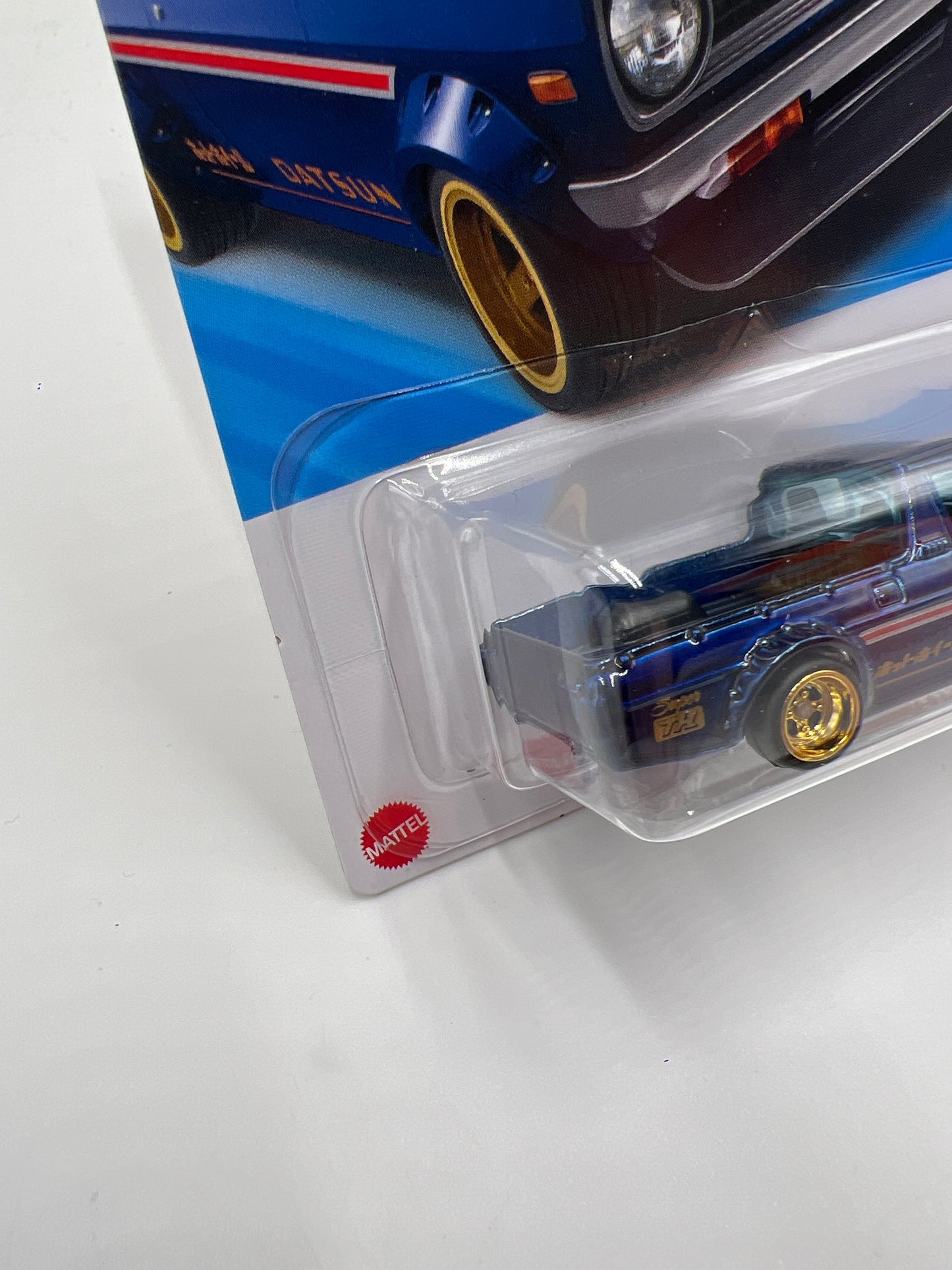 2025 Hot Wheels D Case Super Treasure Hunt #93 1975 Datsun Sunny Truck B120 Blue W/Protector #2