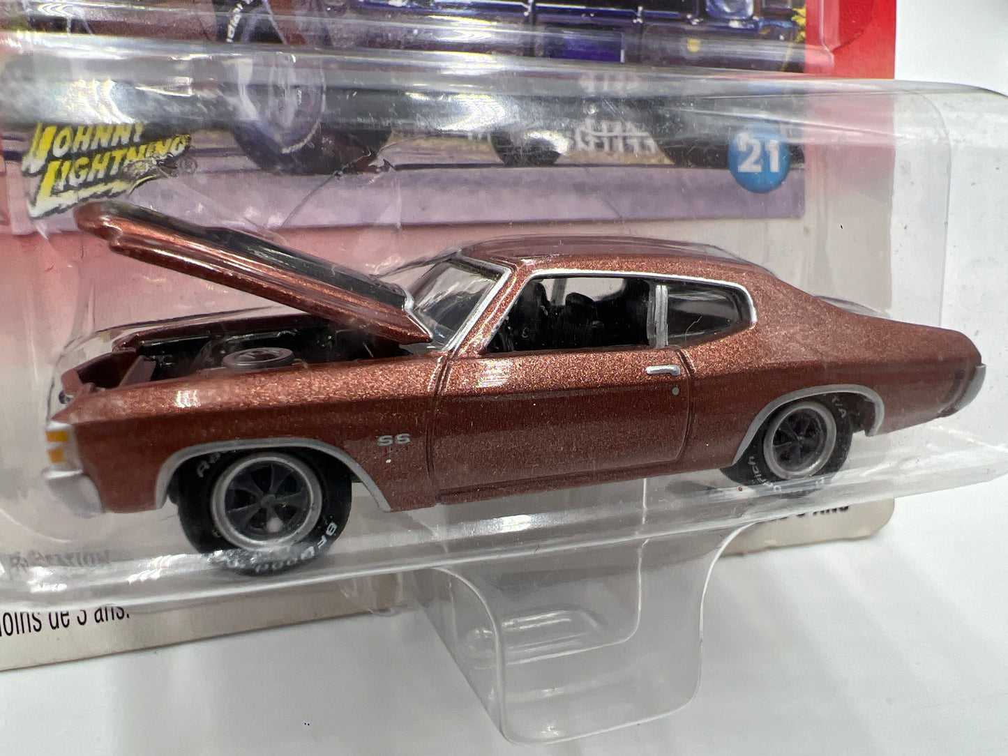 Johnny Lightning Muscle Cars USA #21 1971 Chevy Chevelle SS 454 Brown 220A