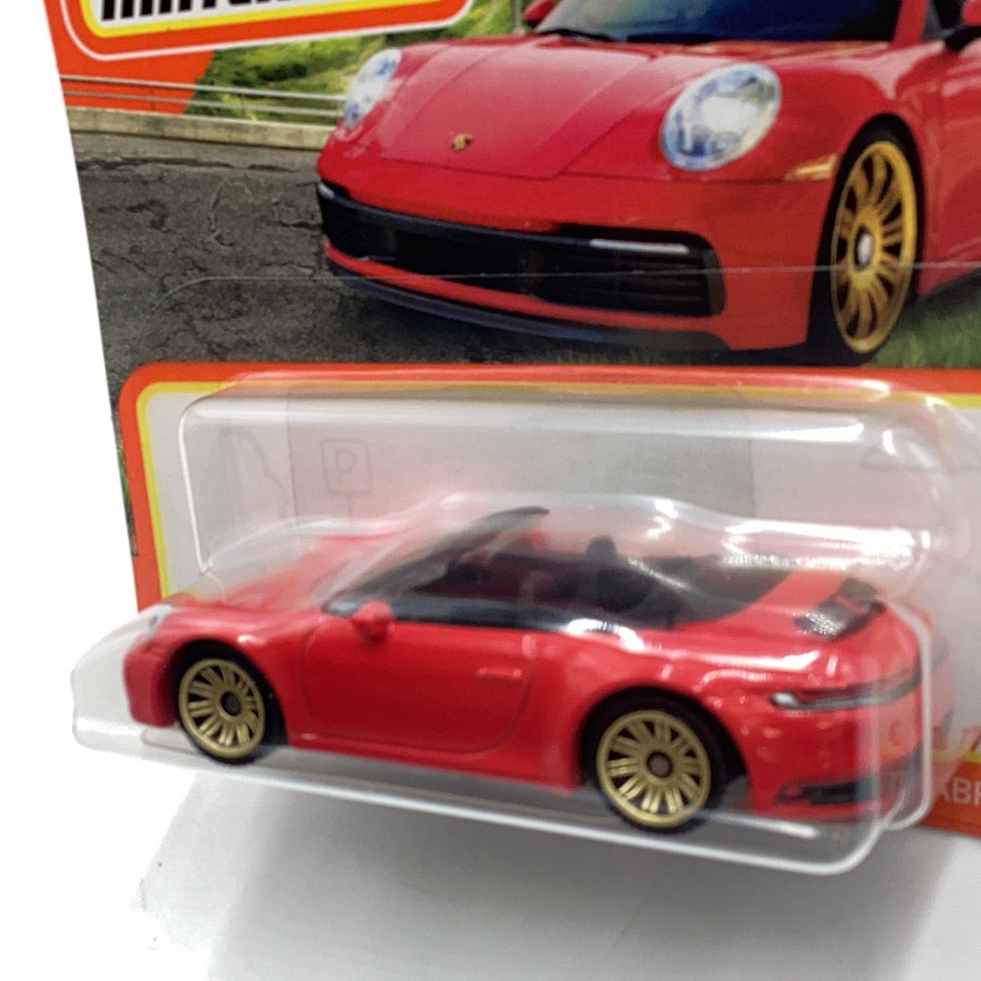 2024 Matchbox #79 Porsche 911 Carrera Cabriolet short card 98i