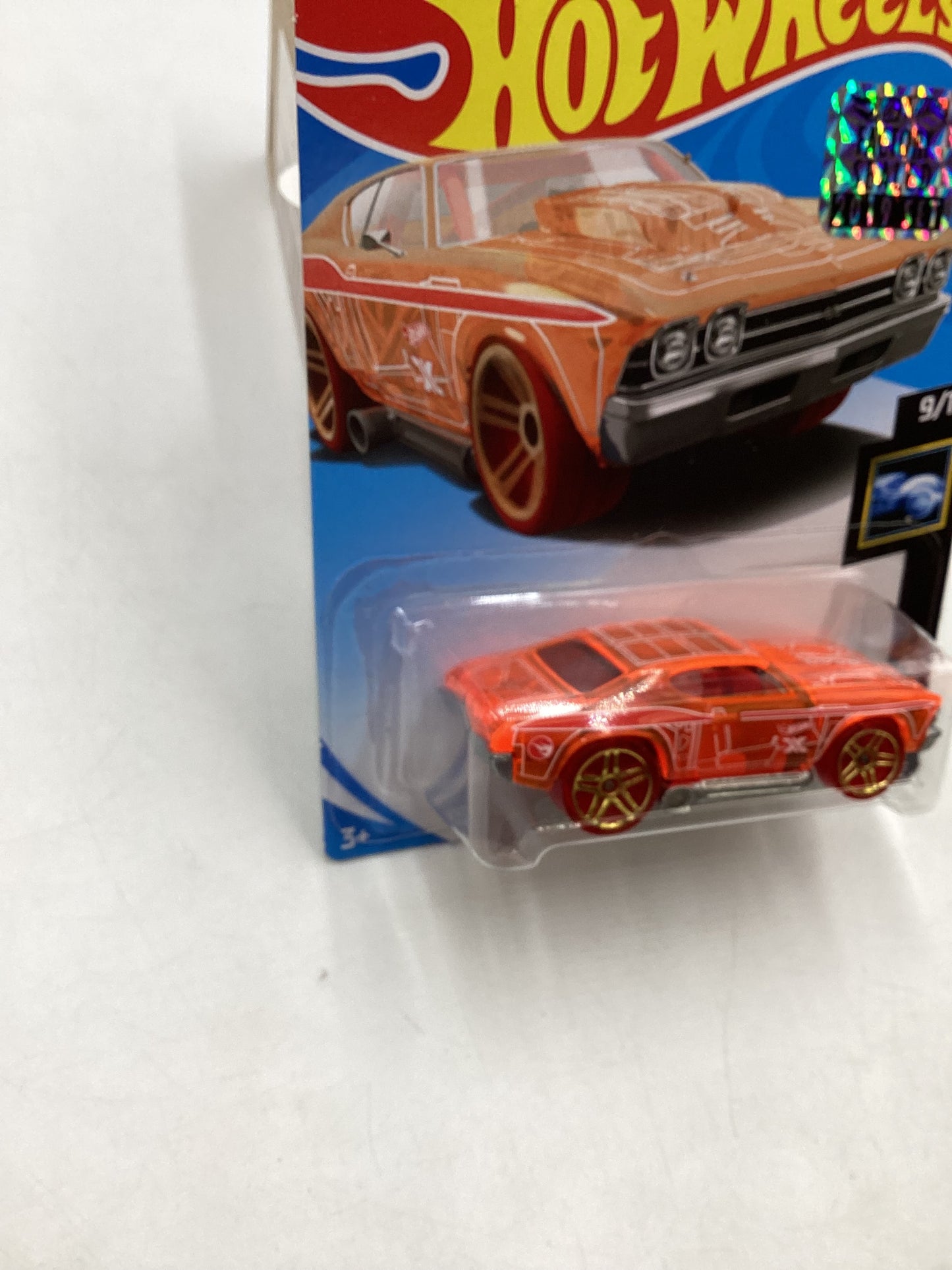 2019 HOT WHEELS TREASURE HUNT #60 Factory Sealed 69 Chevelle Orange 277G