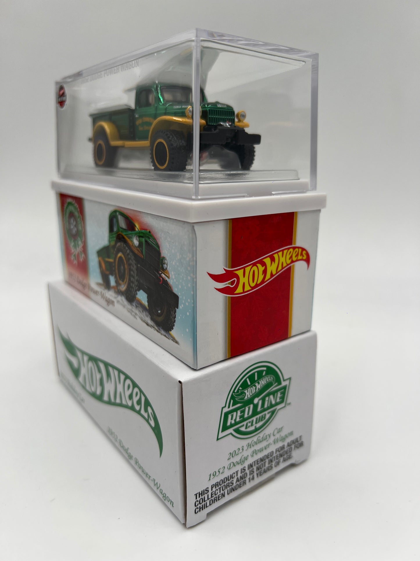 Hot Wheels RLC 2023 Holiday Car 1952 Dodge Power Wagon Green #2172/30000