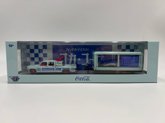 M2 Machines Haulers TW42 CHASE Coca Cola 1973 Chevrolet Cheyenne Super 30 & 1959 Corvette XP-86