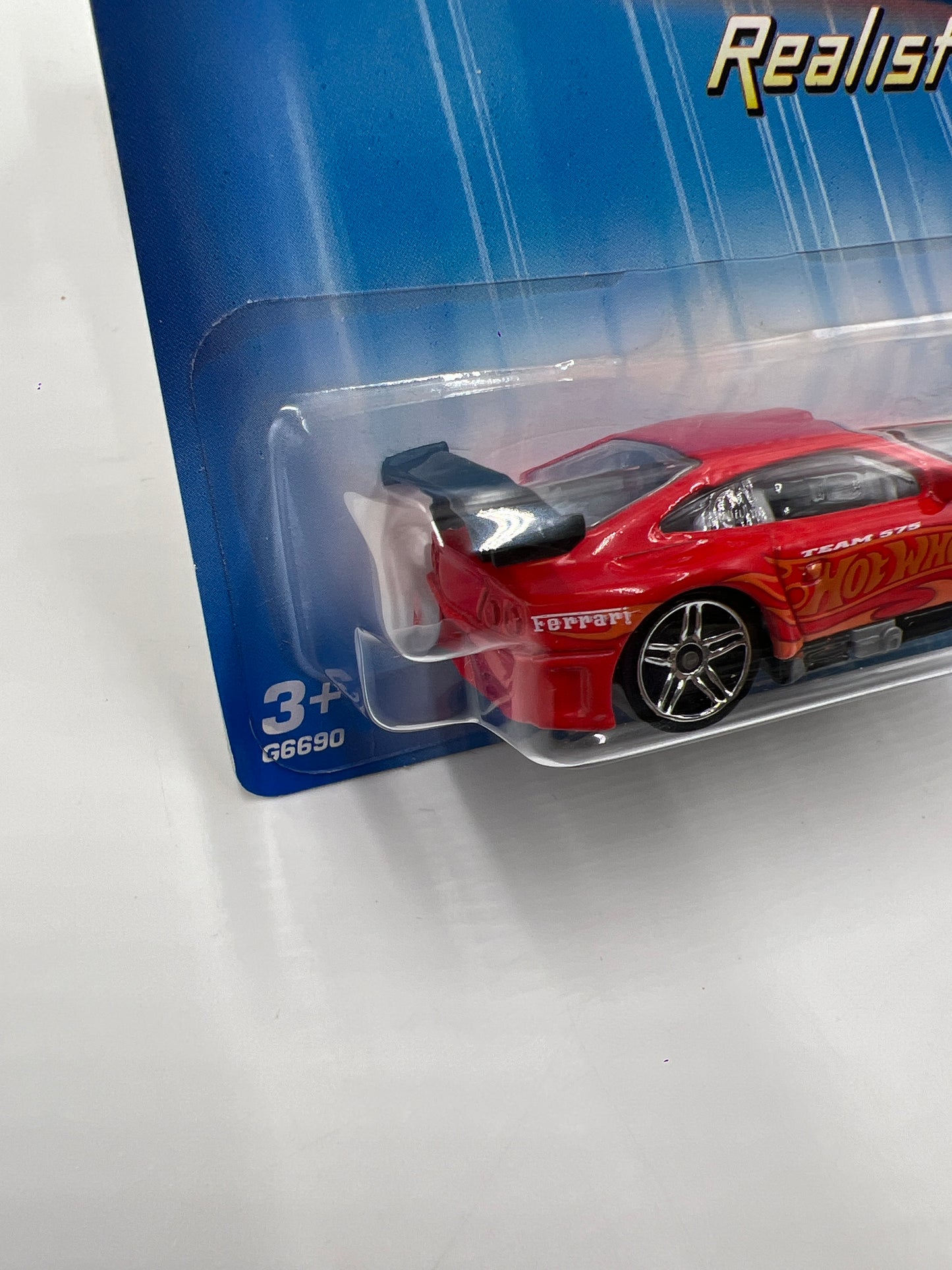 2005 Hot Wheels First Editions #003 Ferrari 575 GTC Red