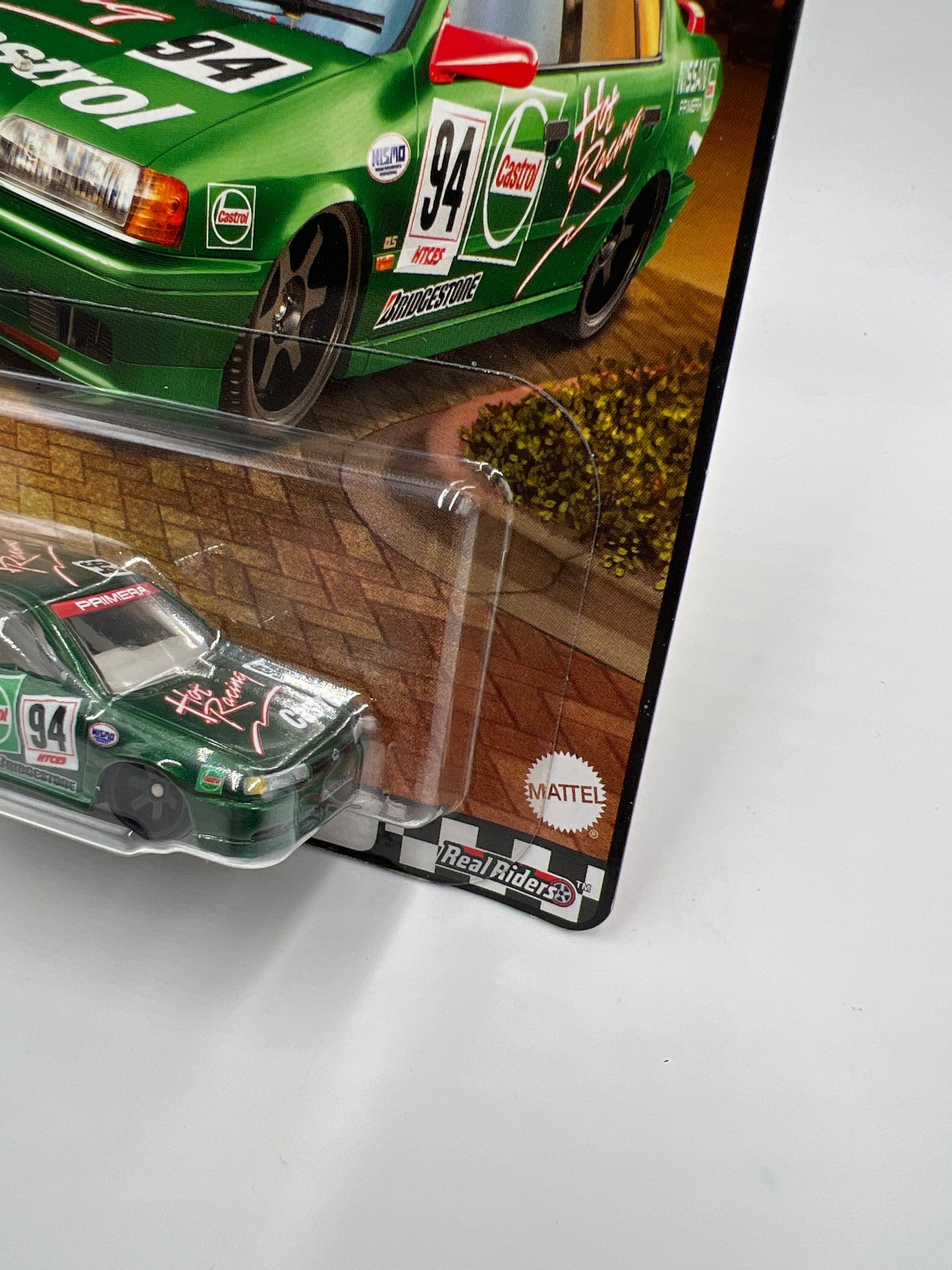 Hot Wheels Premium Boulevard #135 94 Nissan Primera Green Castrol 263C