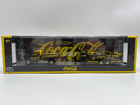 M2 Machines Auto Haulers TW48 CHASE Coca Cola 1969 Ford F-100 Ranger 4x4 & 1995 Ranger XLT