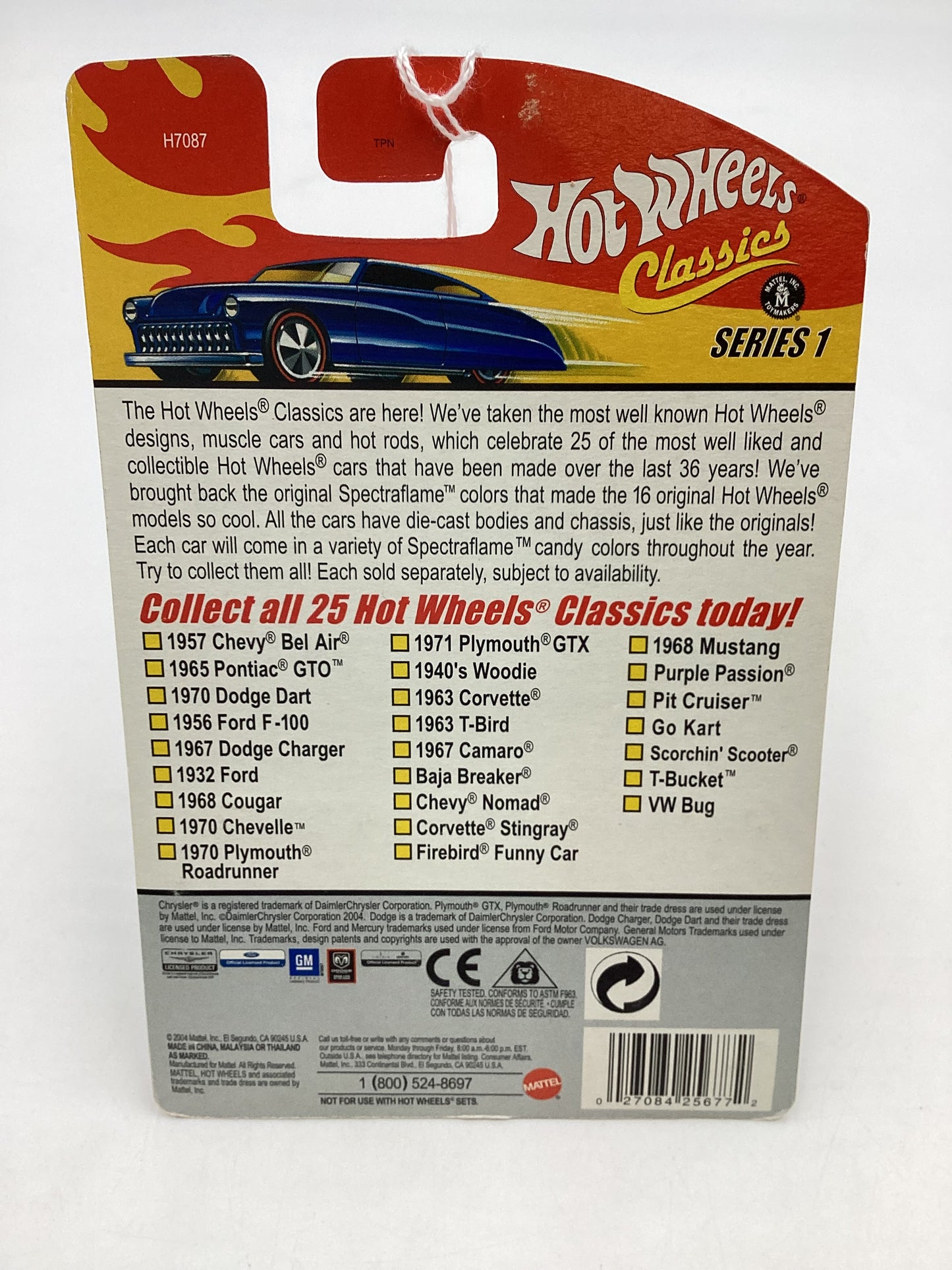 Hot wheels classics series 1 #22 of 25 Go Kart red