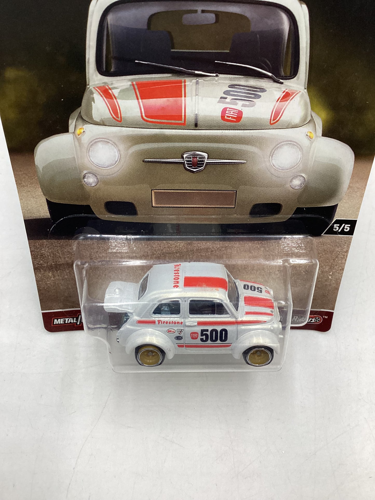 Hot Wheels Air Cooled 5/5 60s Fiat 500D Modificado 244M