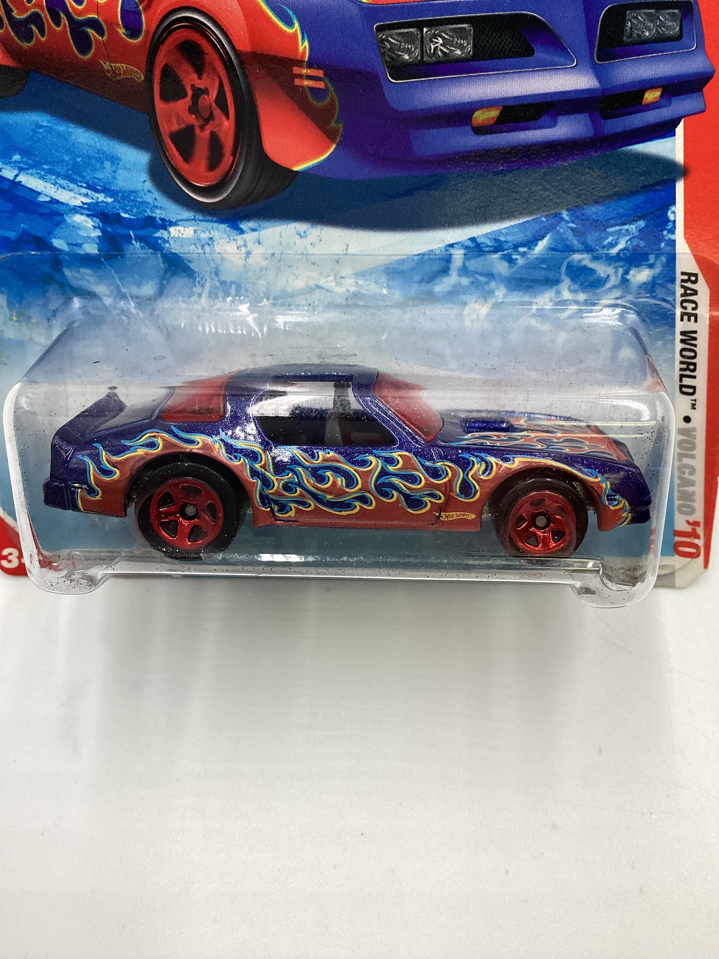 2010 Hot Wheels #210 Hot Bird Blue/Red 53B