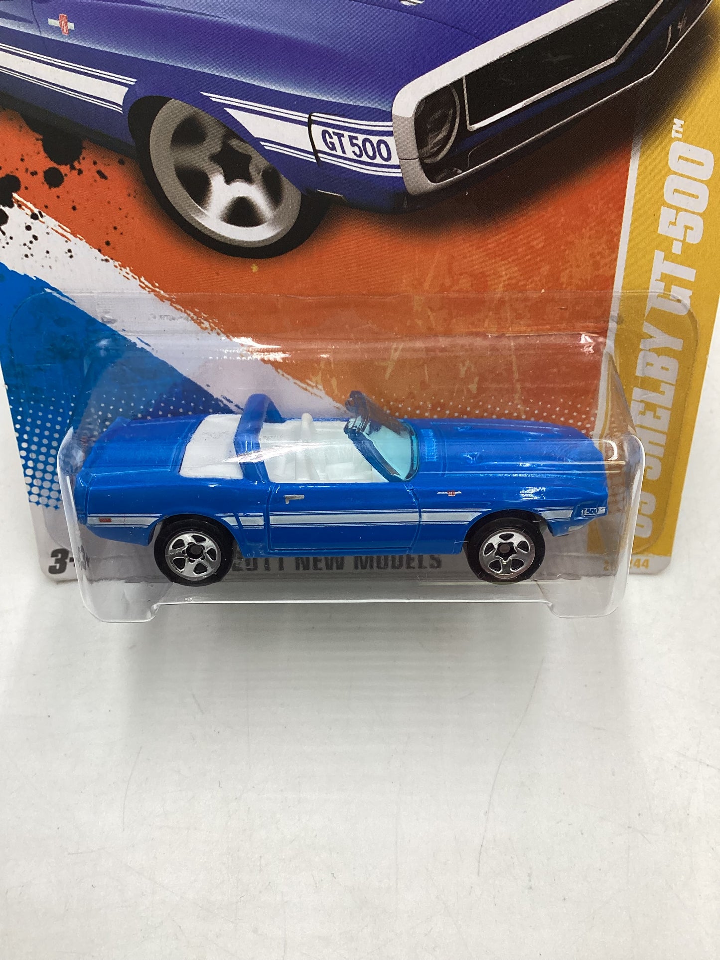 2011 Hot Wheels #21 69 Shelby GT-500 Blue 23H