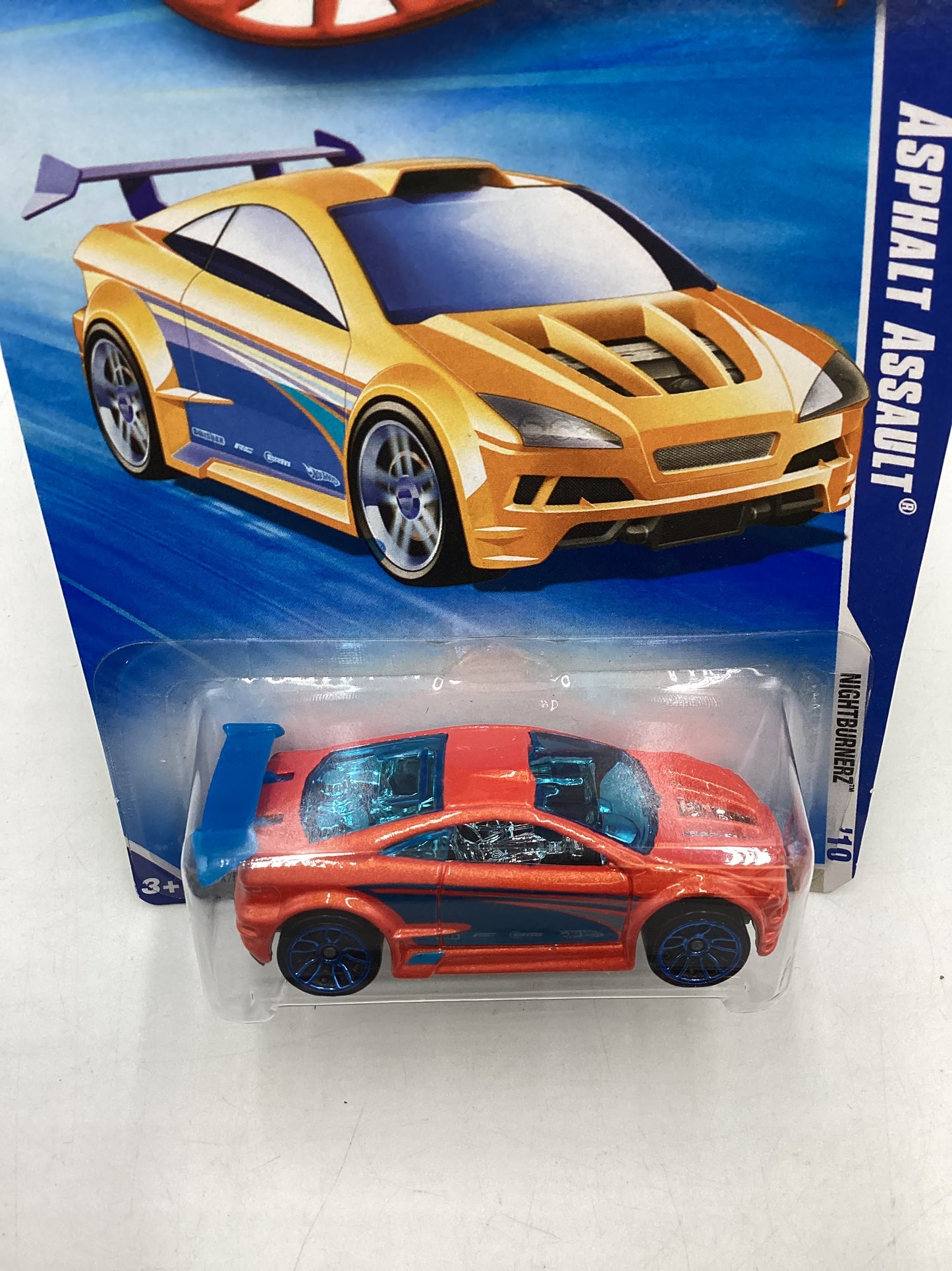 2010 Hot Wheels #092 Orange Asphalt Assault 88i