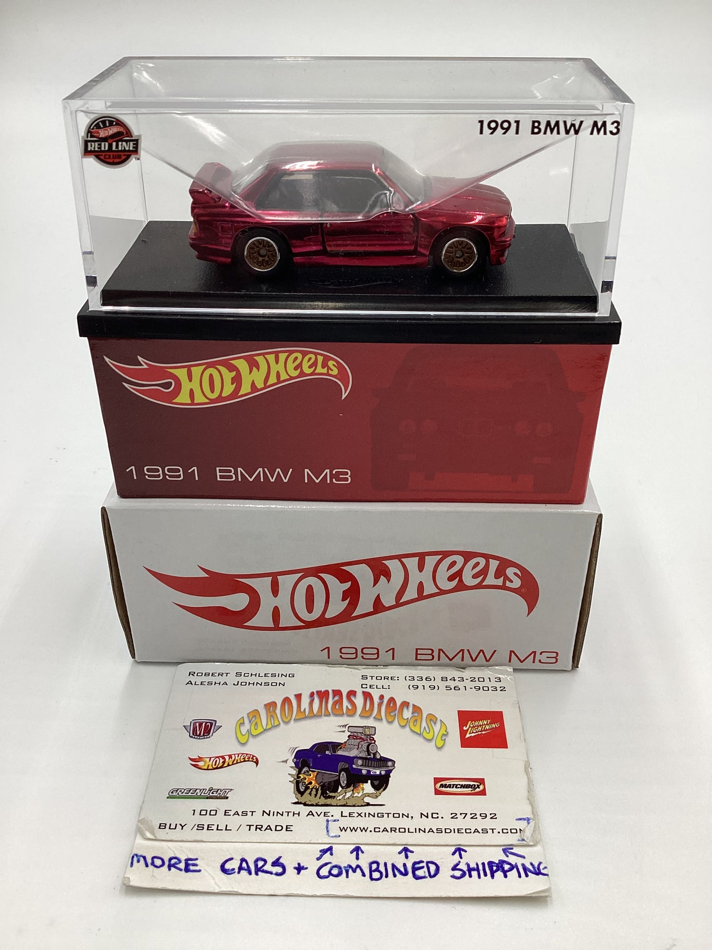 2023 Hot Wheels RLC 1991 BMW M3 Red