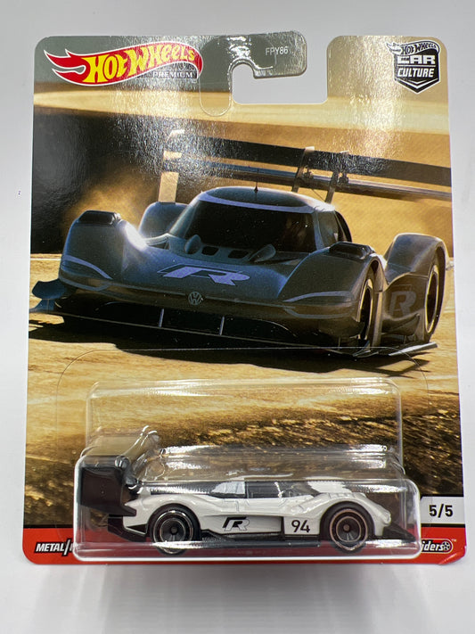 Hot Wheels Premium Thrill Climbers #5 Volkswagen ID R White