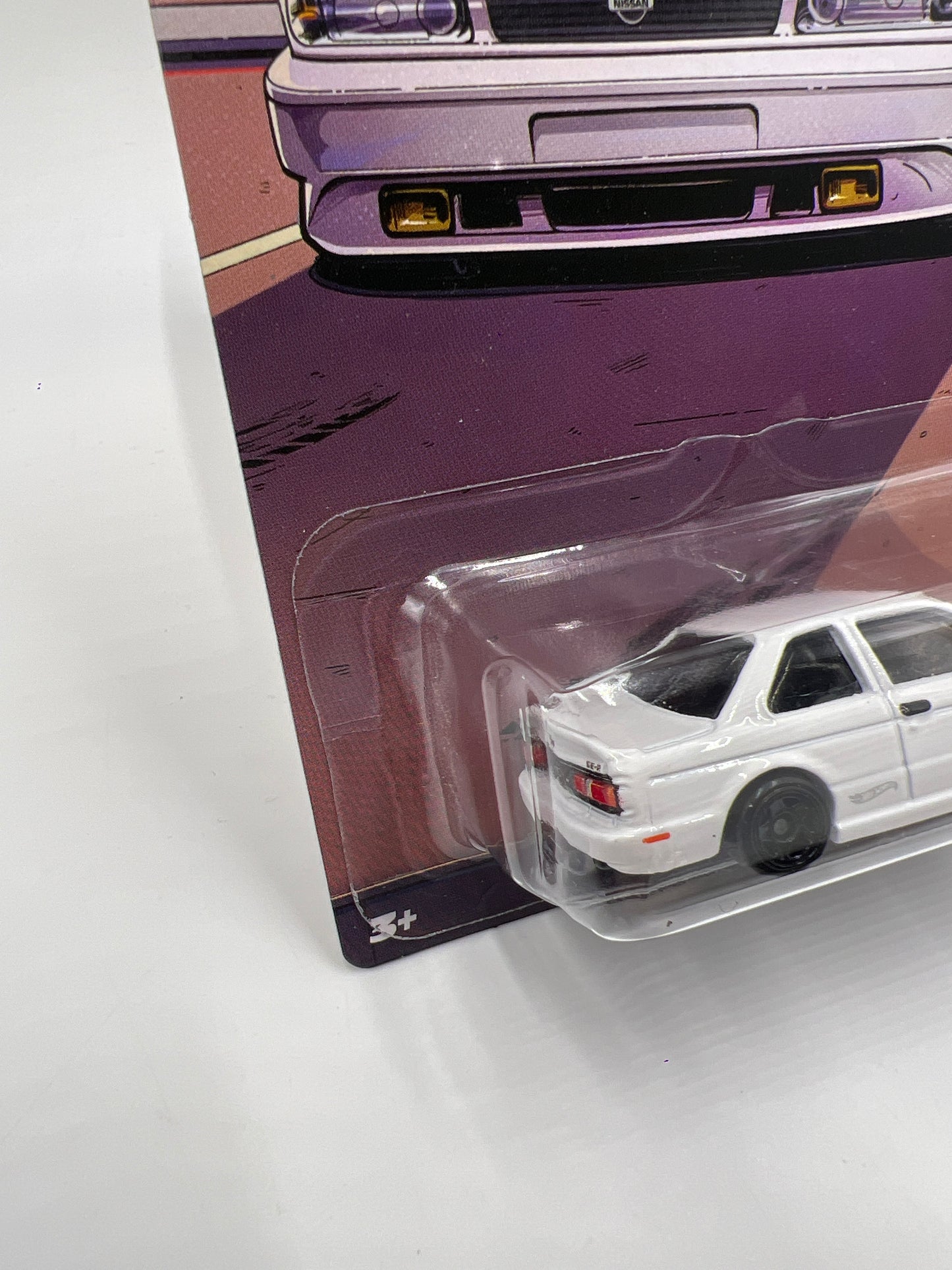 2025 Hot Wheels Silver Series Compact Kings #5 91 Nissan Sentra SE-R White 161A