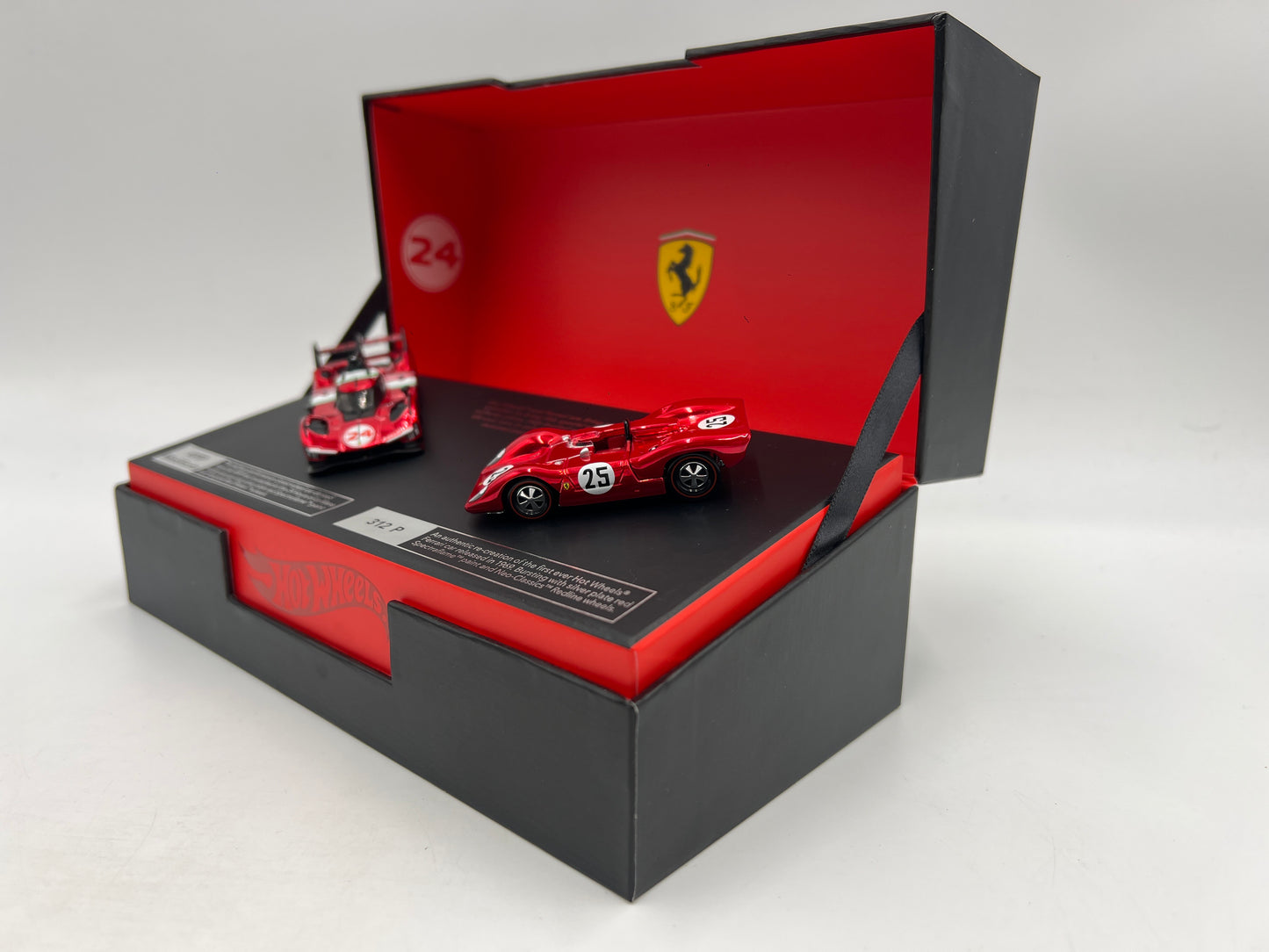 2025 Hot Wheels RLC Ferrari Heritage Set Ferrari 499P Modificata & Ferrari 312 P Spectraflame Red