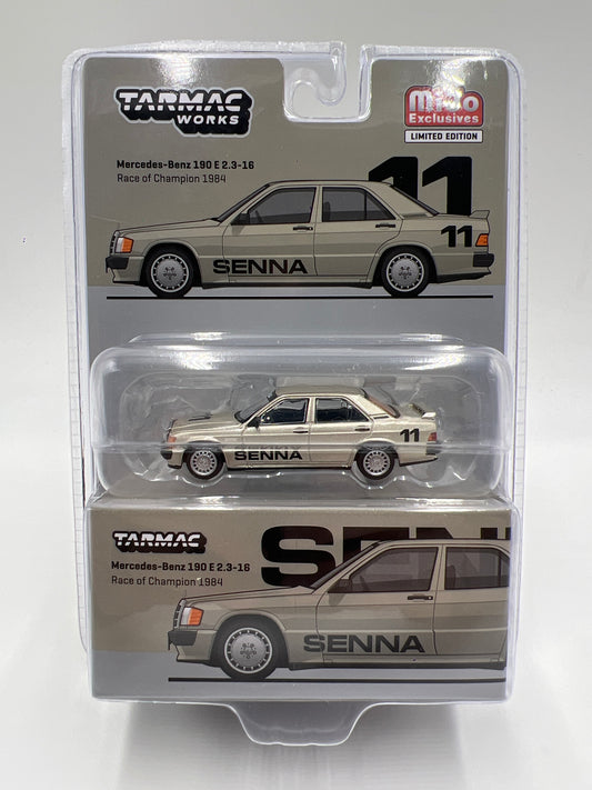 Tarmac Works Mijo Exclusives Mercedes-Benz 190 E 2.3-16 Senna Race Of Champion 1984