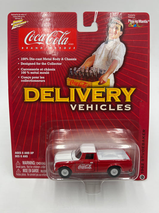 Johnny Lightning Coca Cola Delivery Vehicles #7 1962 Studebaker Red 220D