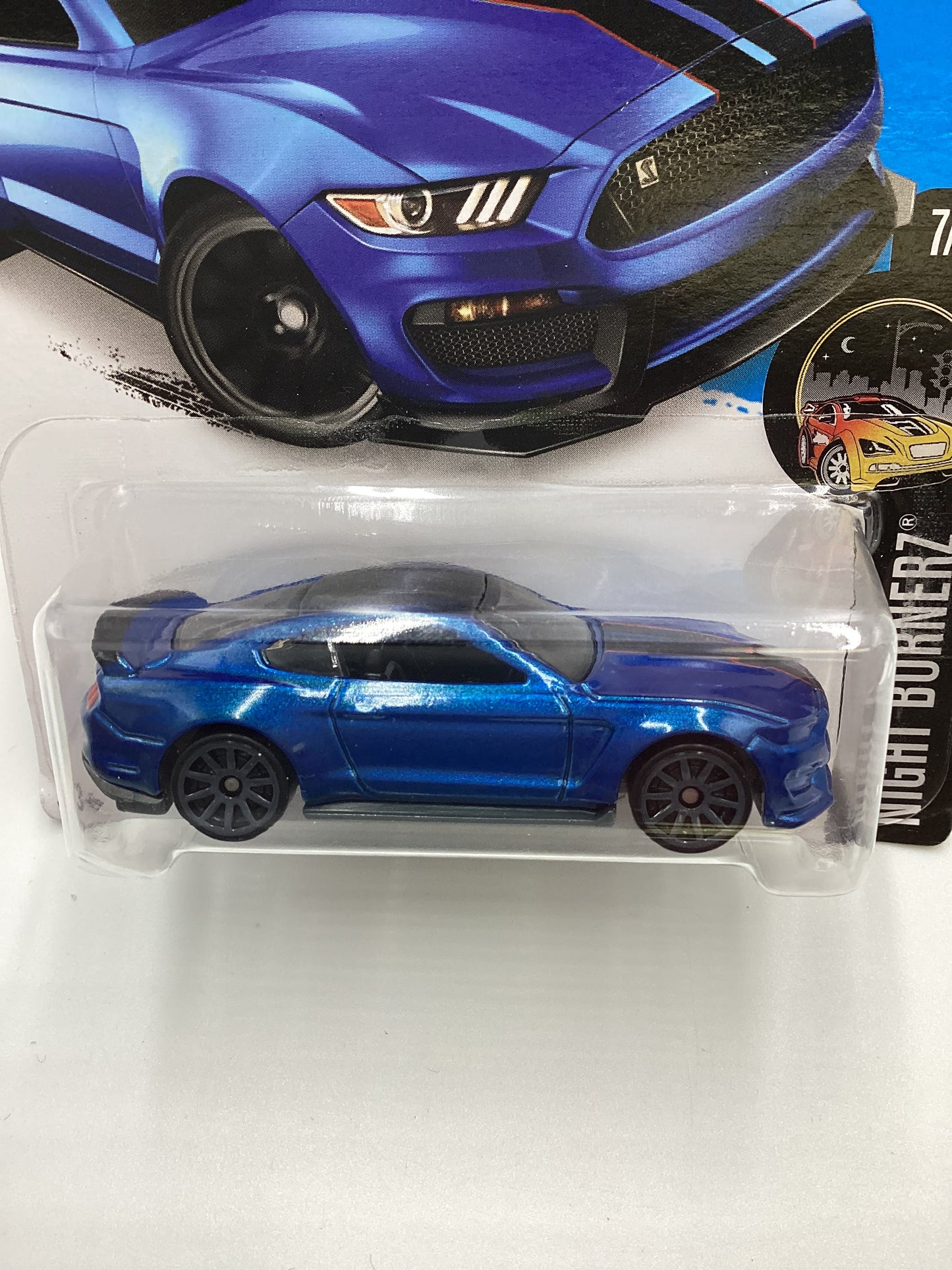 2016 Hot Wheels #87 Ford Shelby GT350R Blue 32A
