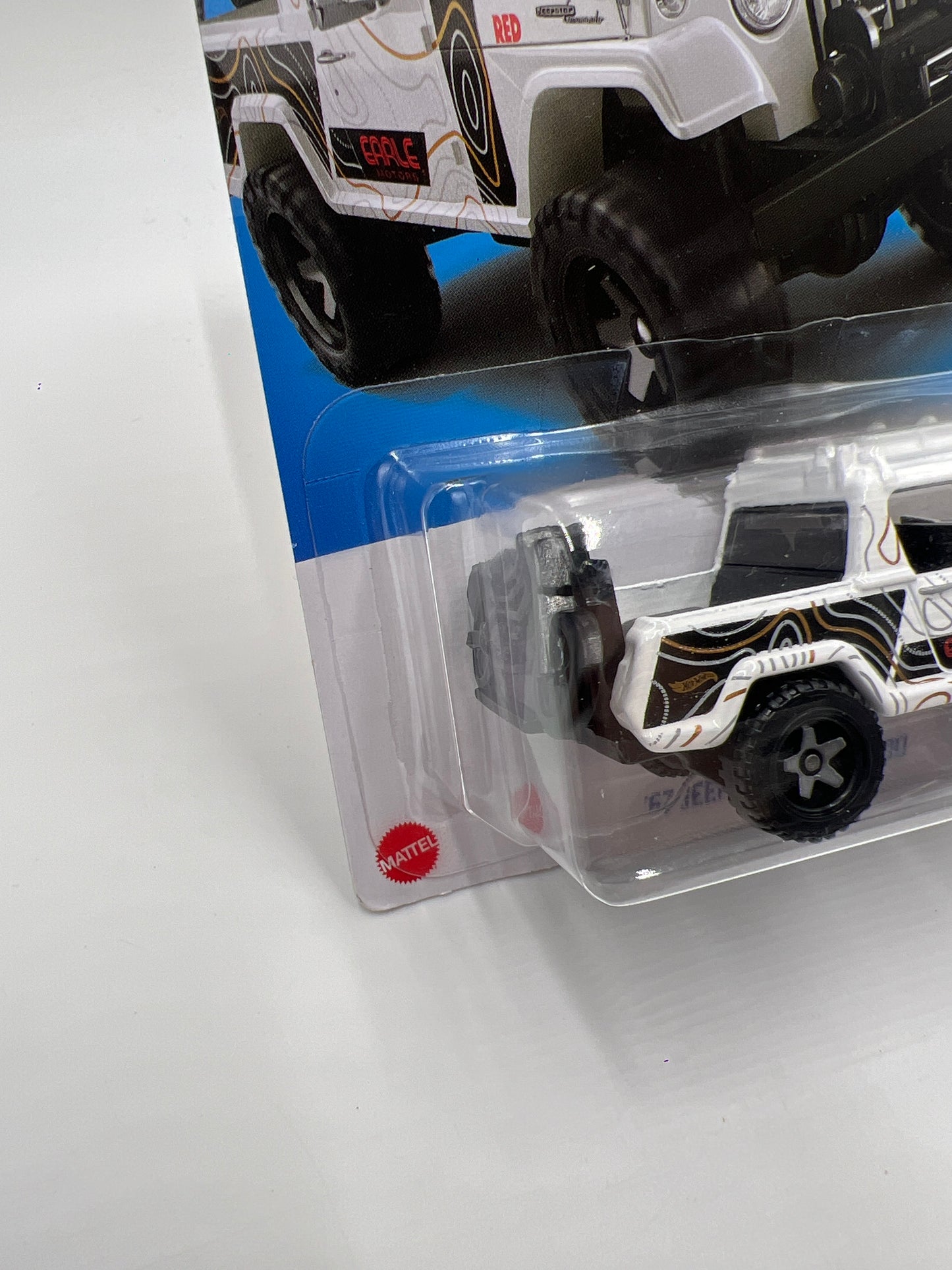 2023 Hot Wheels Target Exclusive Red Edition #94 67 Jeepster Commando White