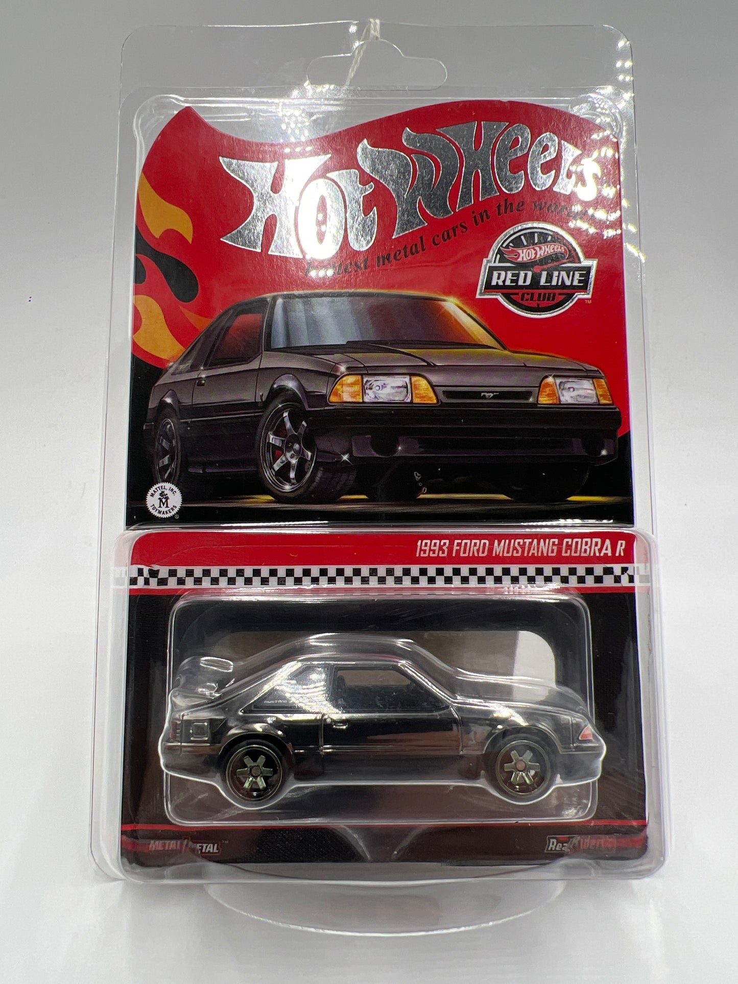2025 Hot Wheels RLC Exclusive 1993 Ford Mustang Cobra R Shadow Chrome W/Protector