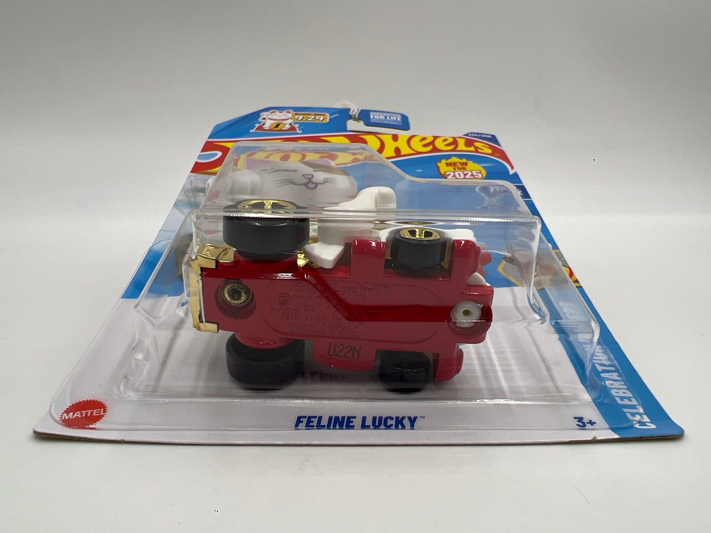 2025 Hot Wheels N Case Celebration Racers #234 Feline Lucky 123D
