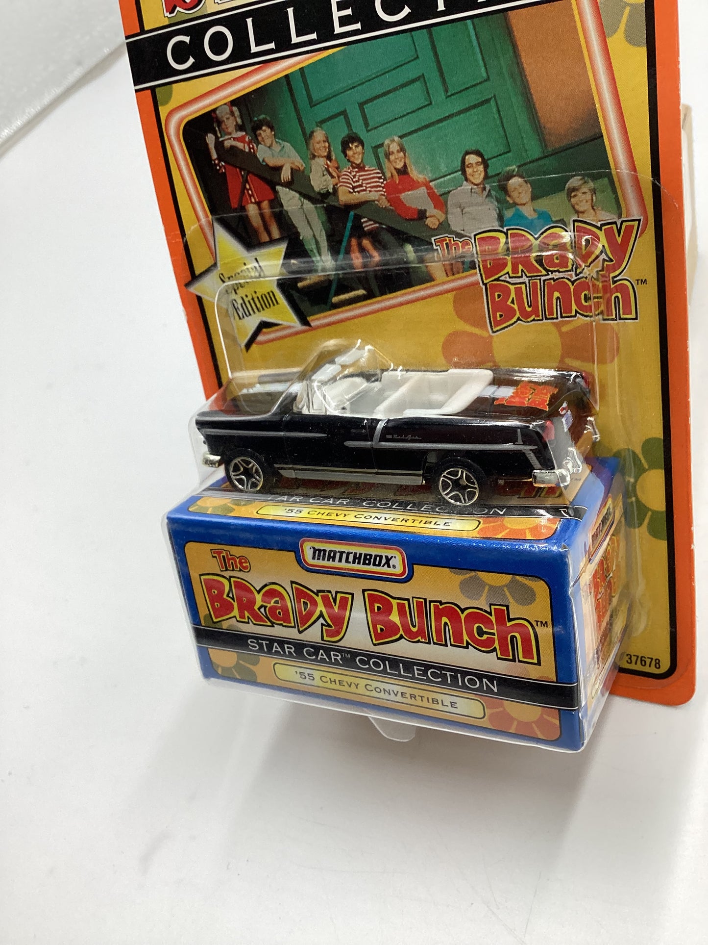 Matchbox Star Car Collection The Brady Bunch 55 Chevy Convertible Black (SR)