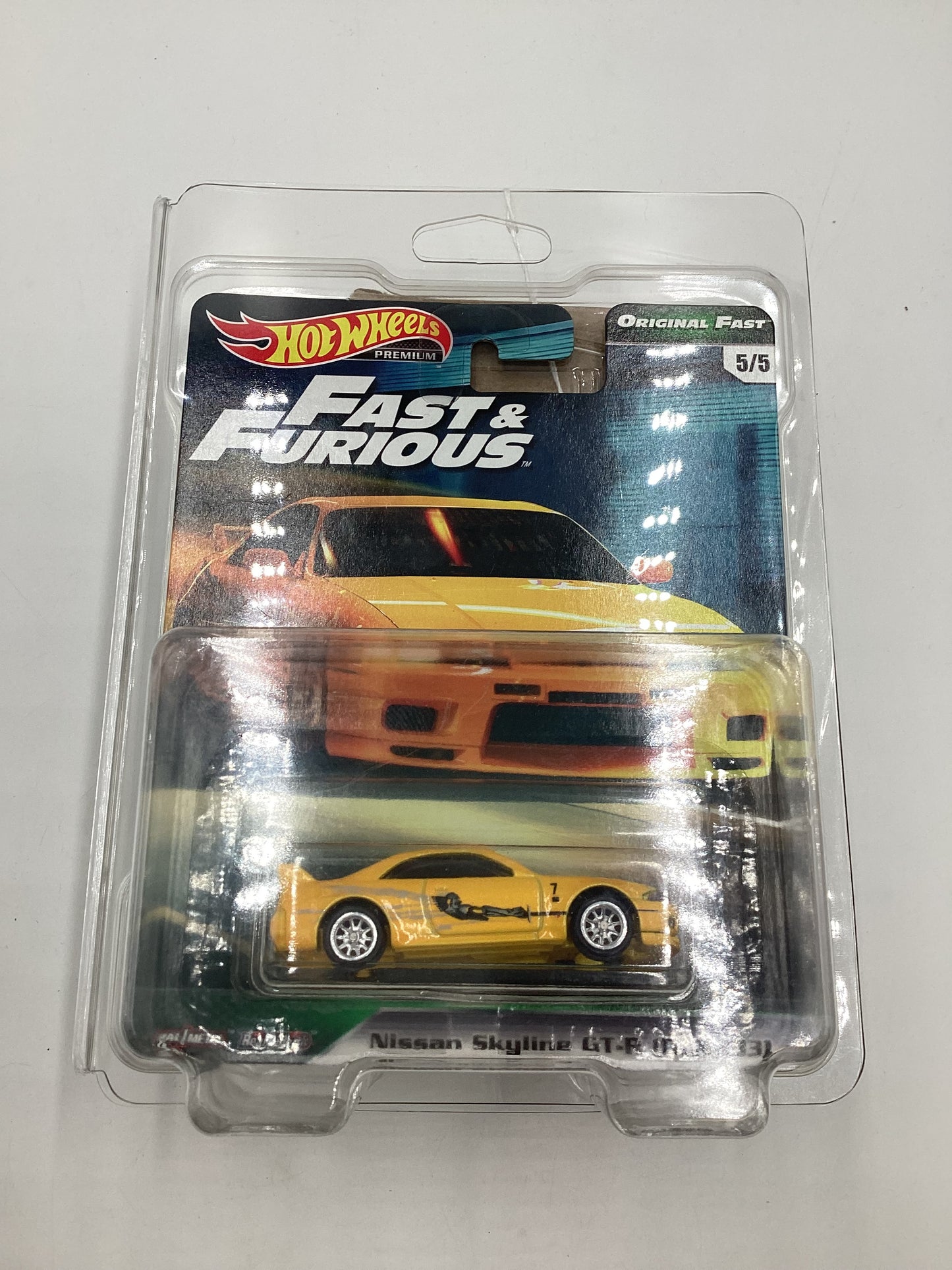 Hot wheels Fast and furious Original Fast #5 Nissan skyline GT-R bcnr33 5/5