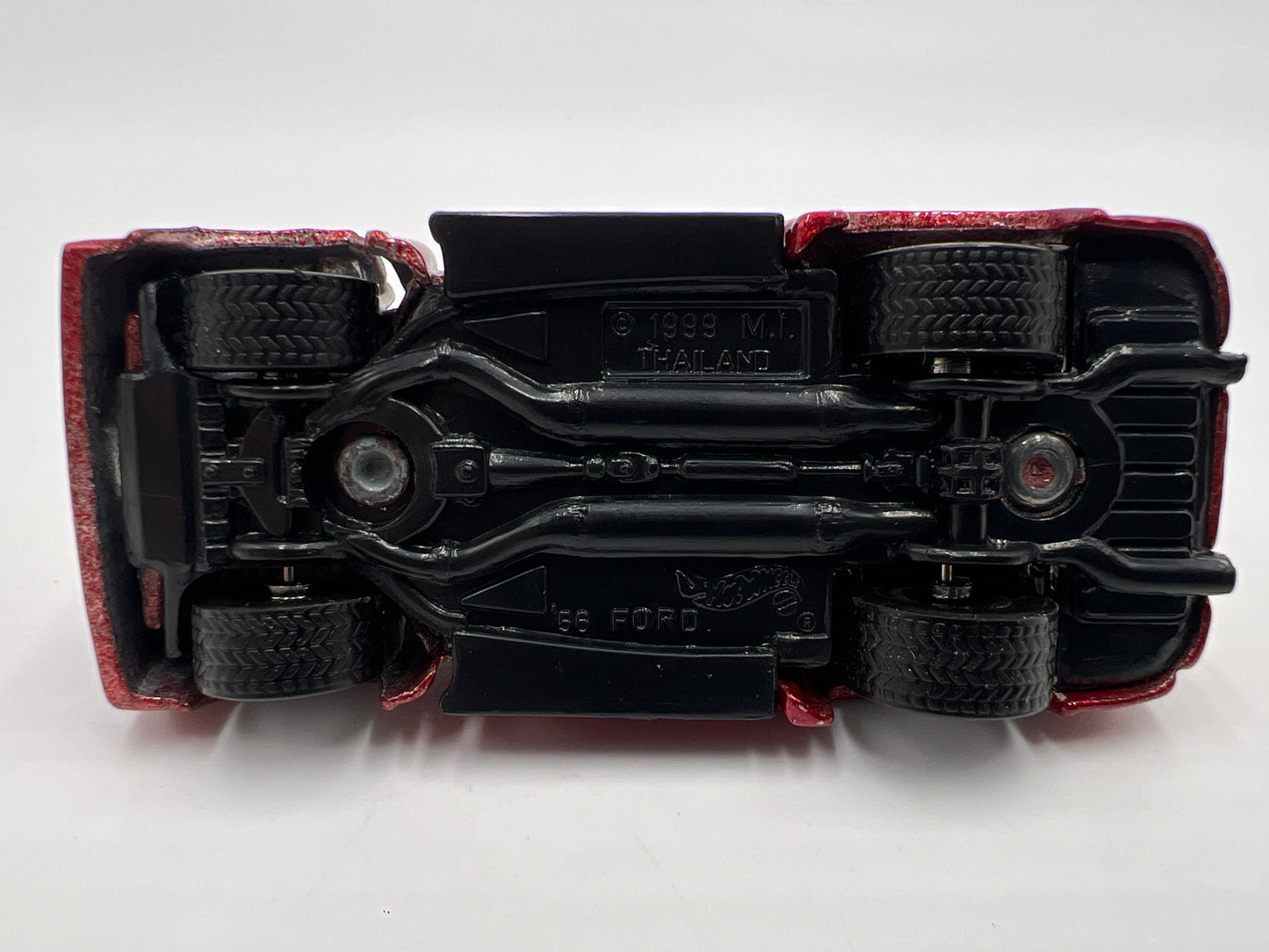 Hot Wheels 1/64 Premium 100% Custom Classic Trucks 56 Ford Red Loose