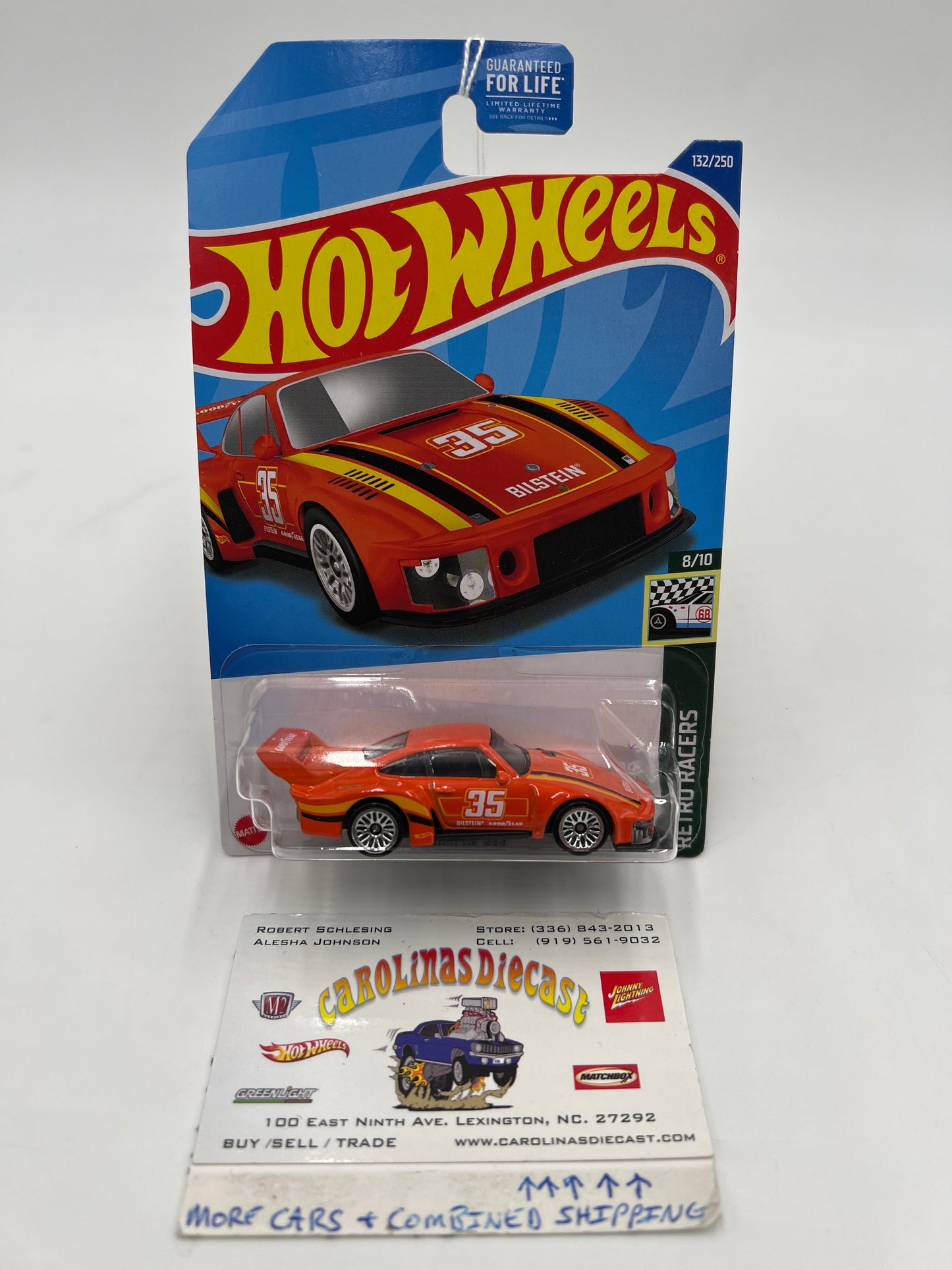 2022 Hot Wheels Porsche 935 #132 Best Buy Exclusive Orange 240B