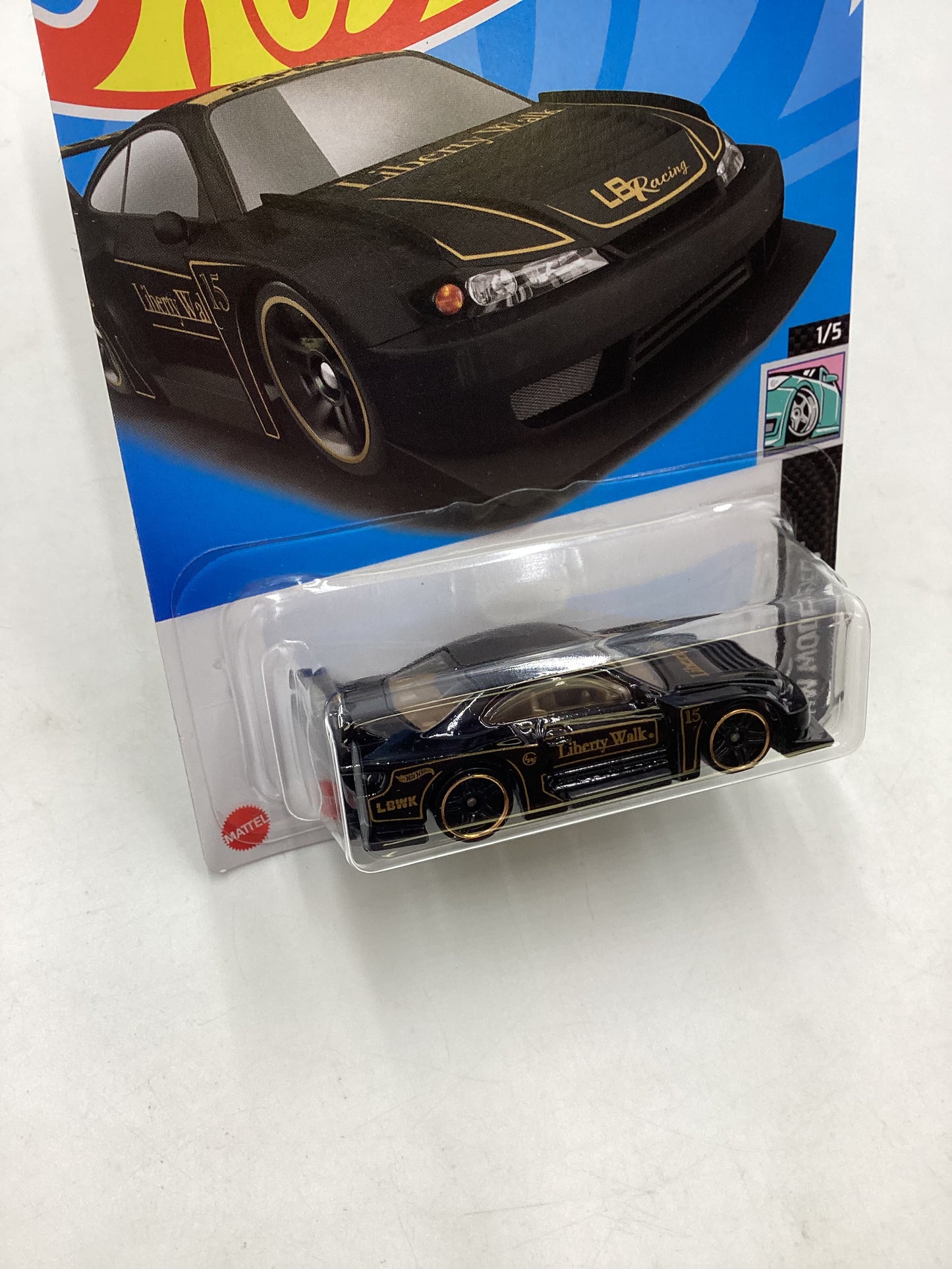 2023 Hot wheels #17 LB Super Silhouette Nissan Silvia Black 82E