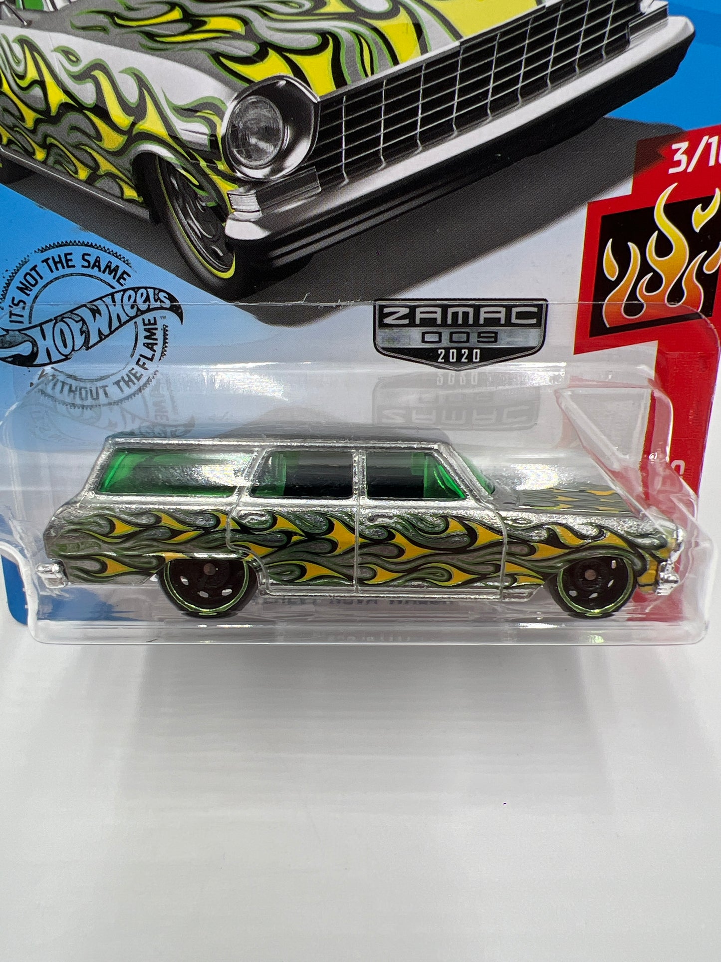 2020 Hot Wheels Walmart Exclusive Zamac 9 #141 64 Chevy Nova Wagon 149C
