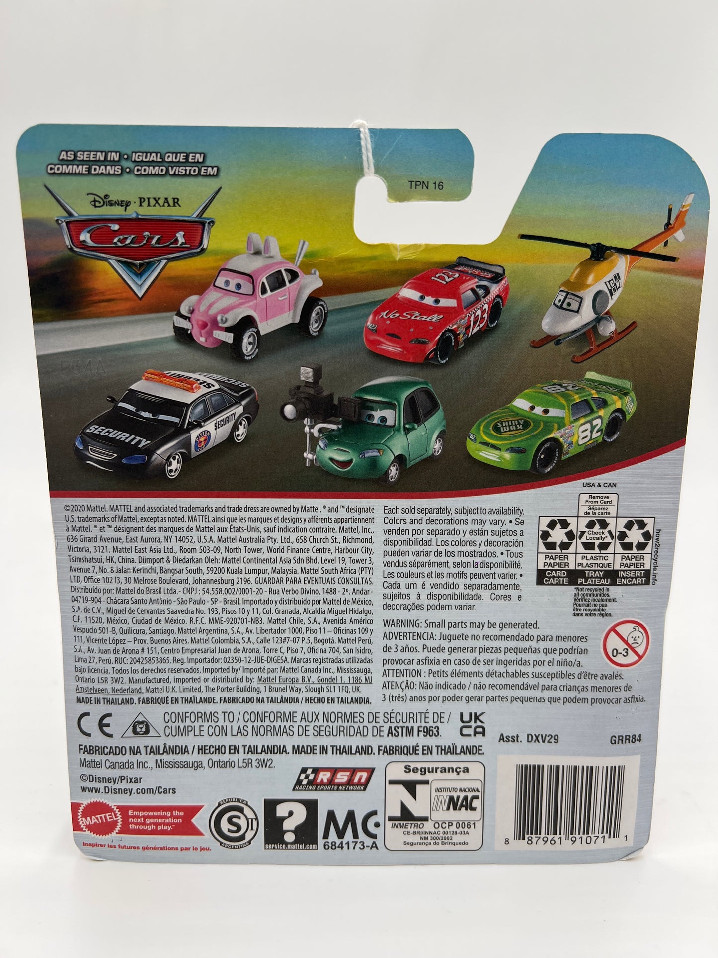 Disney Pixar Cars Metal Series Derek Wheeliams Silver 138H