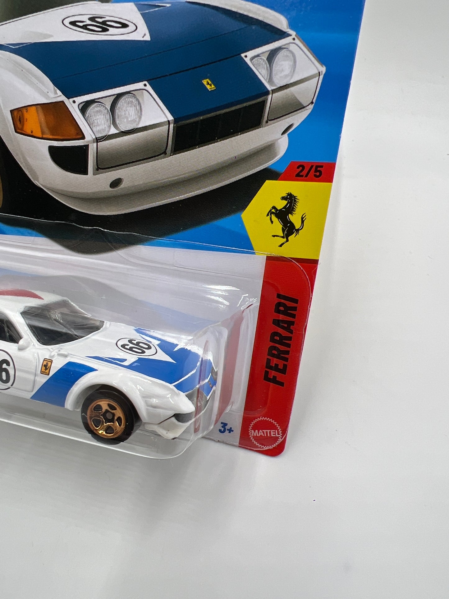 2026 Hot Wheels C Case Ferrari #62 Ferrari 365 GTB4 Competizione White